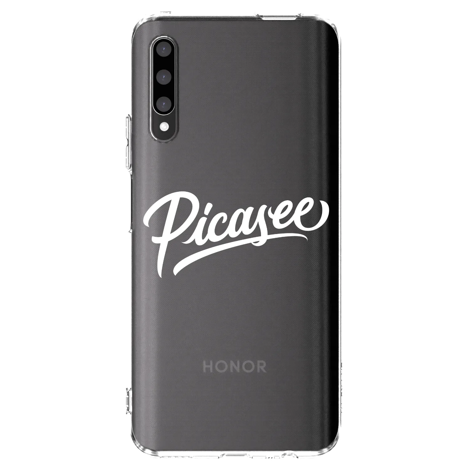 Picasee silikónový prehľadný obal pre Honor 9X Pro - Picasee - old logo - white