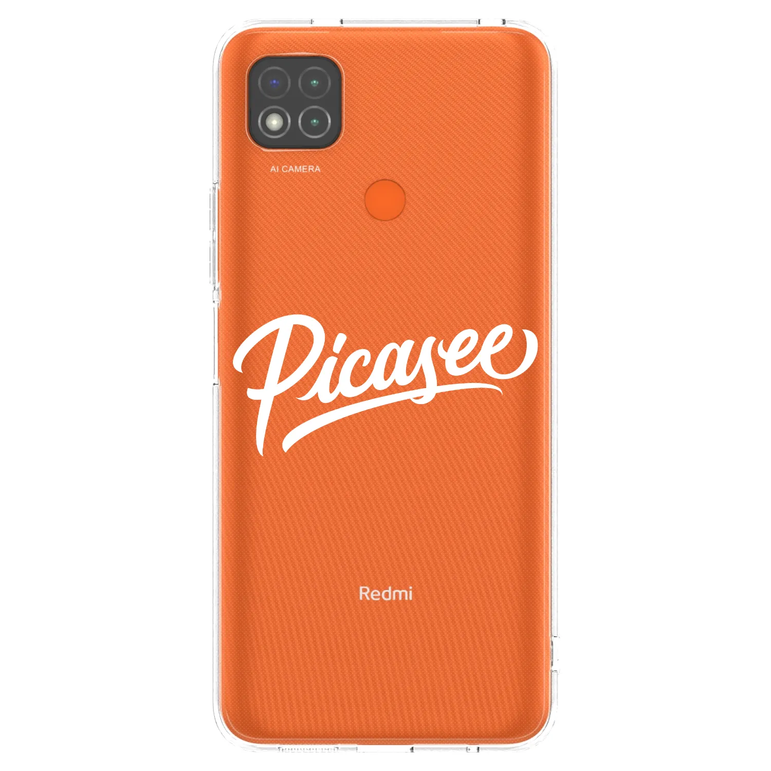 Silikónový prehľadný obal pre Xiaomi Redmi 9C - Picasee - old logo - white