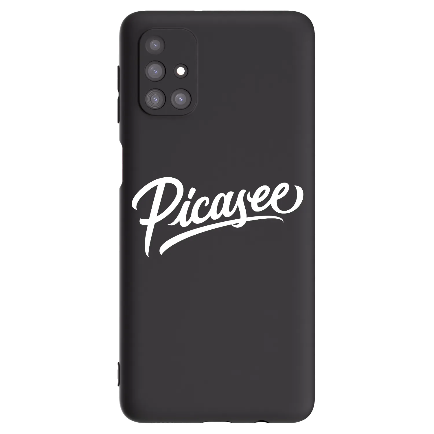 Picasee silikónový čierny obal pre Samsung Galaxy M31s - Picasee - old logo - white