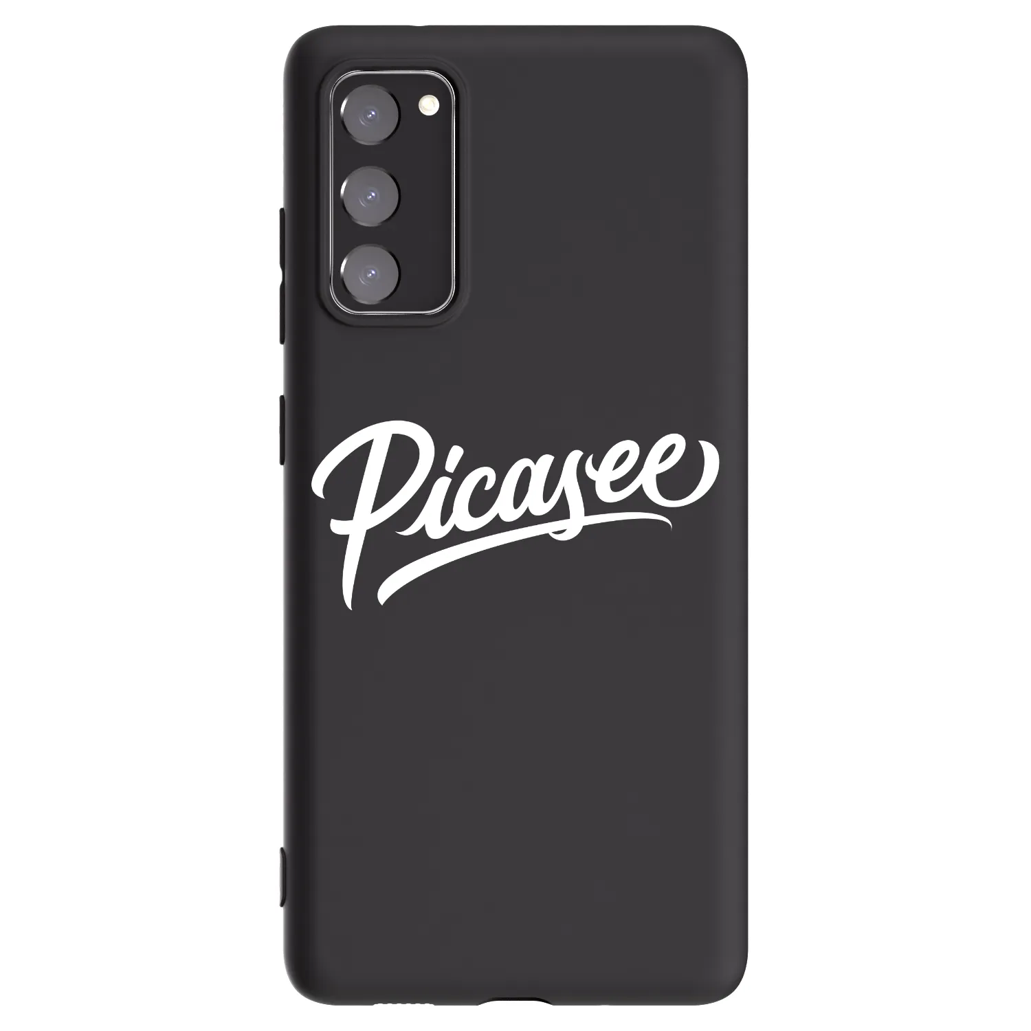 Picasee silikónový čierny obal pre Samsung Galaxy S20 FE - Picasee - old logo - white