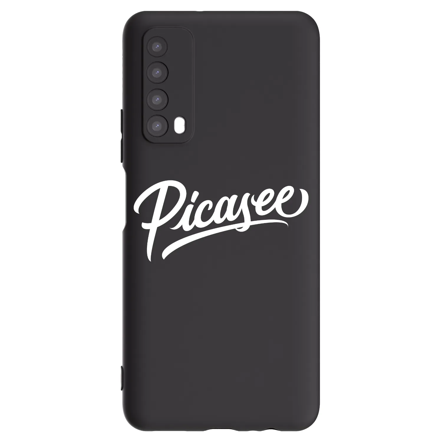 Picasee silikónový čierny obal pre Huawei P Smart 2021 - Picasee - old logo - white