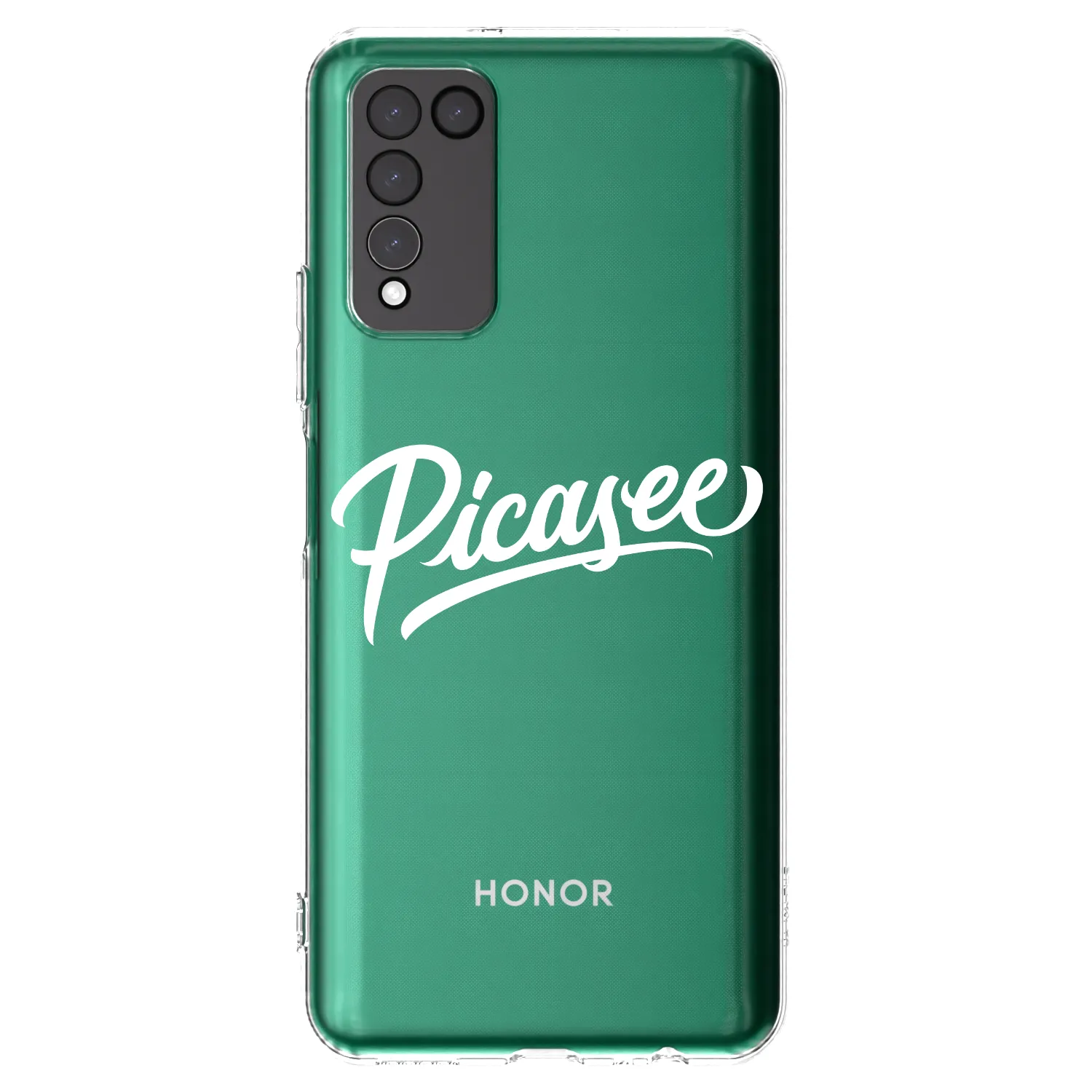 Picasee silikónový prehľadný obal pre Honor 10X Lite - Picasee - old logo - white