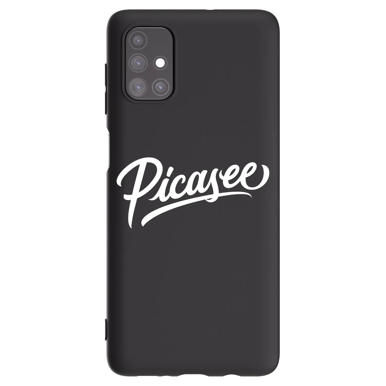 Picasee silikónový čierny obal pre Samsung Galaxy M51 M515F - Picasee - old logo - white