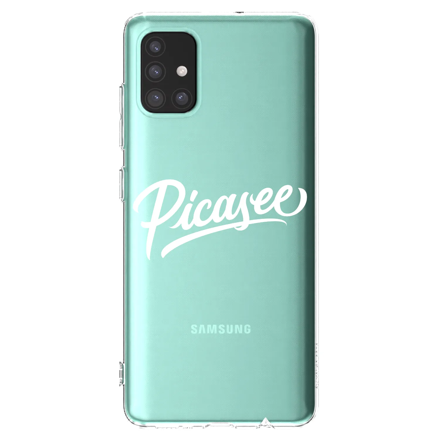 Picasee silikónový prehľadný obal pre Samsung Galaxy M51 M515F - Picasee - old logo - white