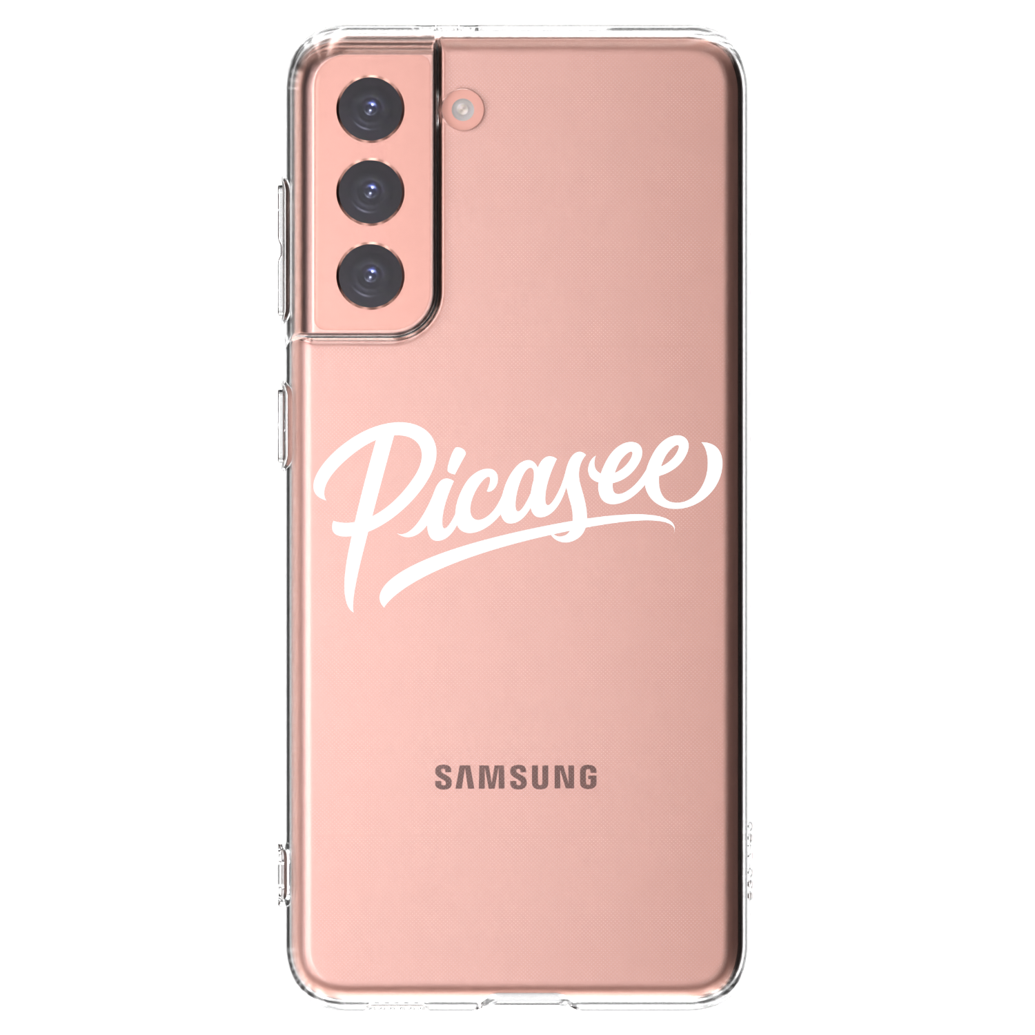 Silikónový prehľadný obal pre Samsung Galaxy S21 5G G991B - Picasee - old logo - white