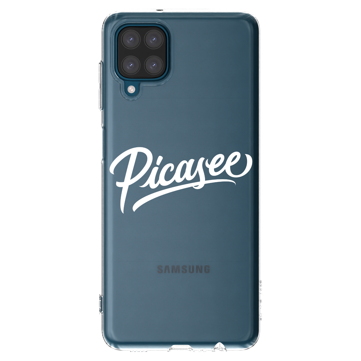 Picasee silikónový prehľadný obal pre Samsung Galaxy A12 A125F - Picasee - old logo - white