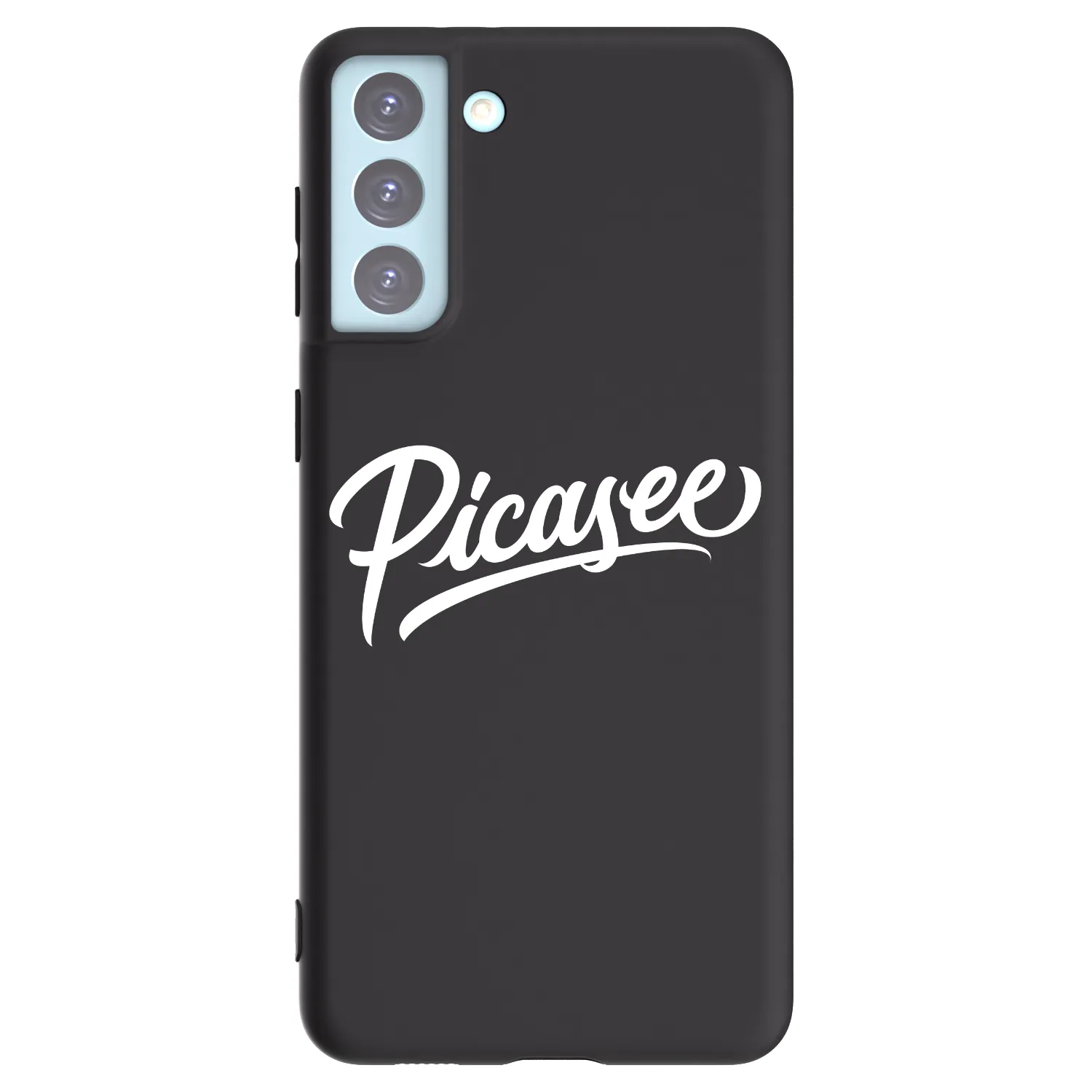 Picasee silikónový čierny obal pre Samsung Galaxy S21+ 5G G996F - Picasee - old logo - white