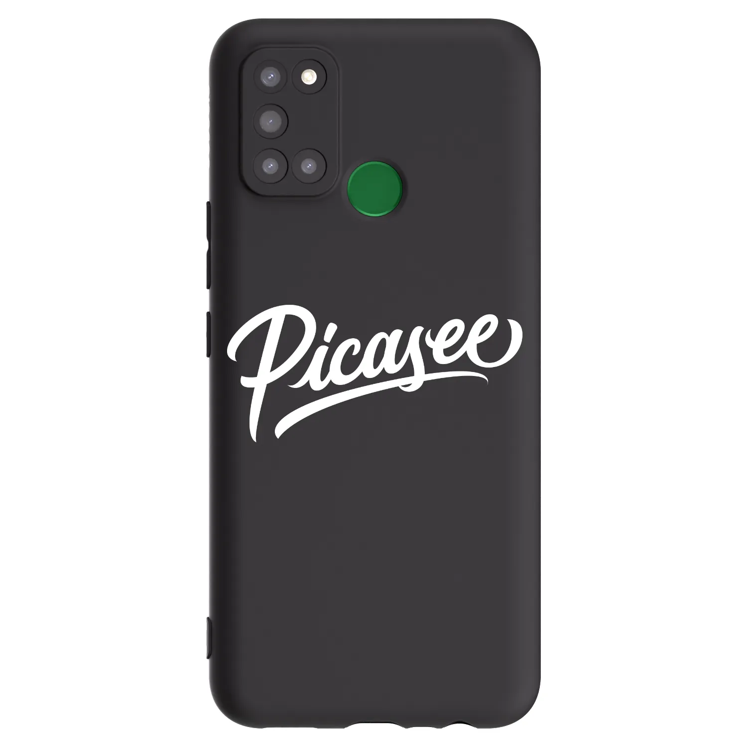 Picasee silikónový čierny obal pre Realme 7i - Picasee - old logo - white