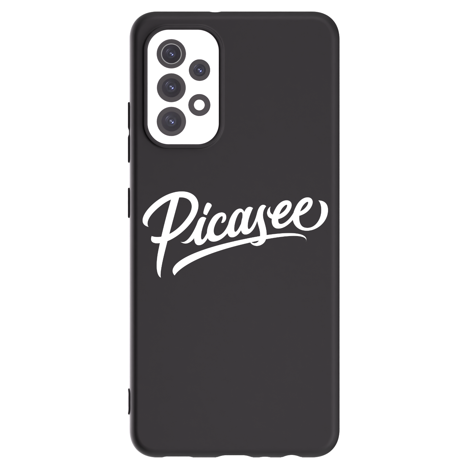 Picasee silikónový čierny obal pre Samsung Galaxy A32 5G A326B - Picasee - old logo - white