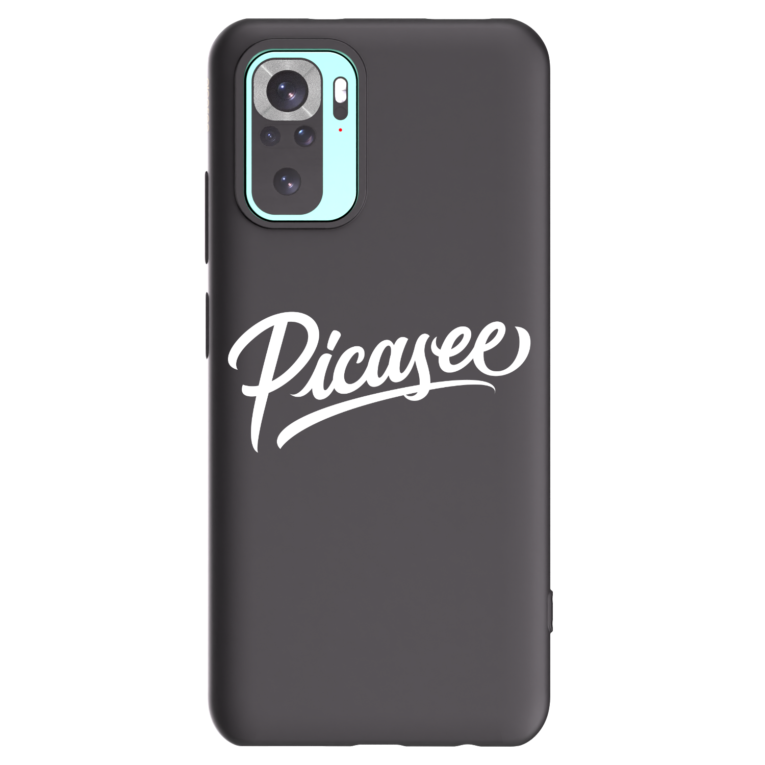 Picasee silikónový čierny obal pre Xiaomi Redmi Note 10 Pro - Picasee - old logo - white