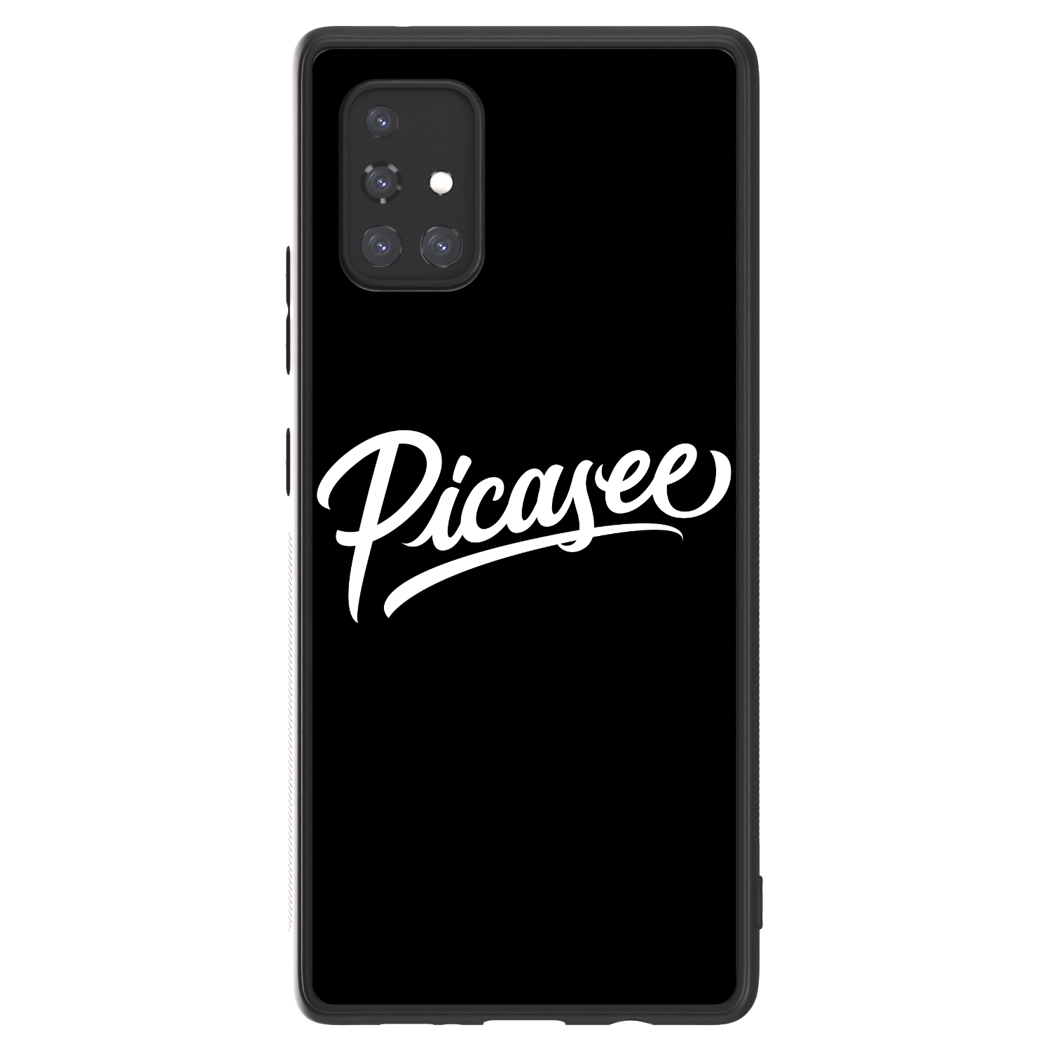 Picasee ULTIMATE CASE pro Samsung Galaxy A71 A715F - Picasee - old logo - white