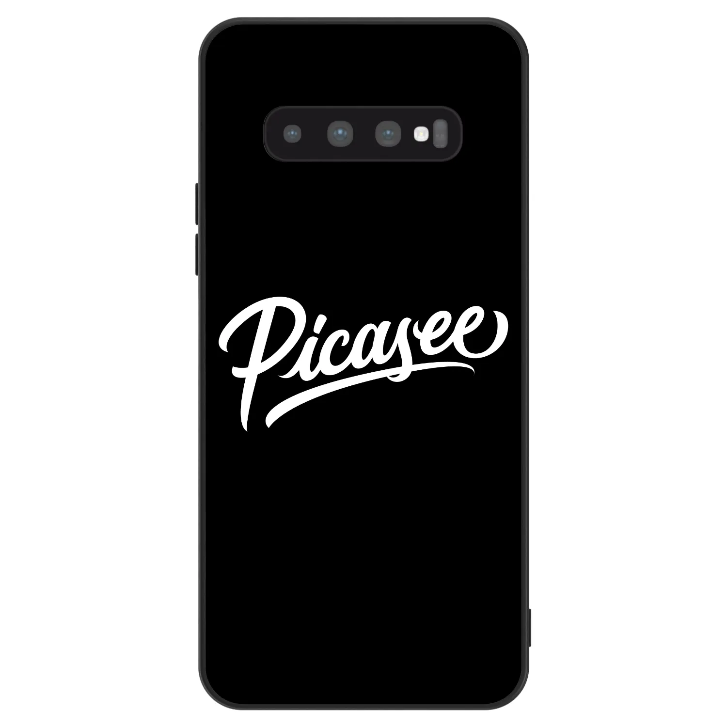 Picasee ULTIMATE CASE pro Samsung Galaxy S10 G973 - Picasee - old logo - white