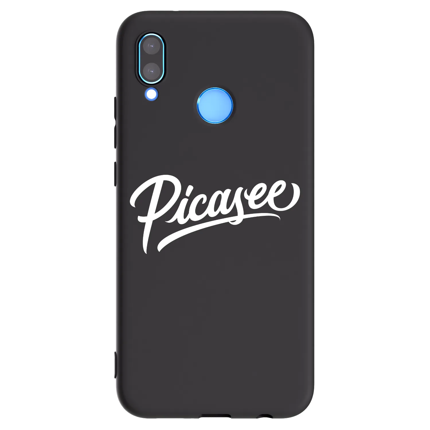Picasee silikónový čierny obal pre Huawei P20 Lite - Picasee - old logo - white