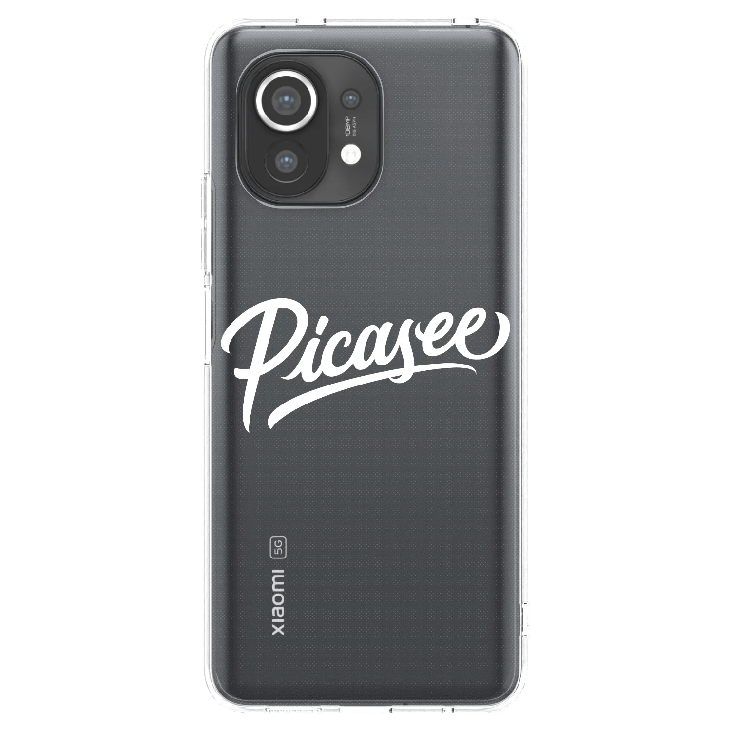 Picasee silikónový prehľadný obal pre Xiaomi Mi 11 - Picasee - old logo - white