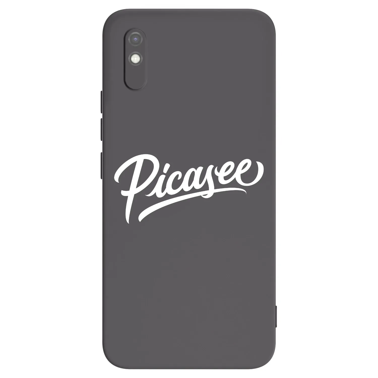 Picasee silikónový čierny obal pre Xiaomi Redmi 9AT - Picasee - old logo - white