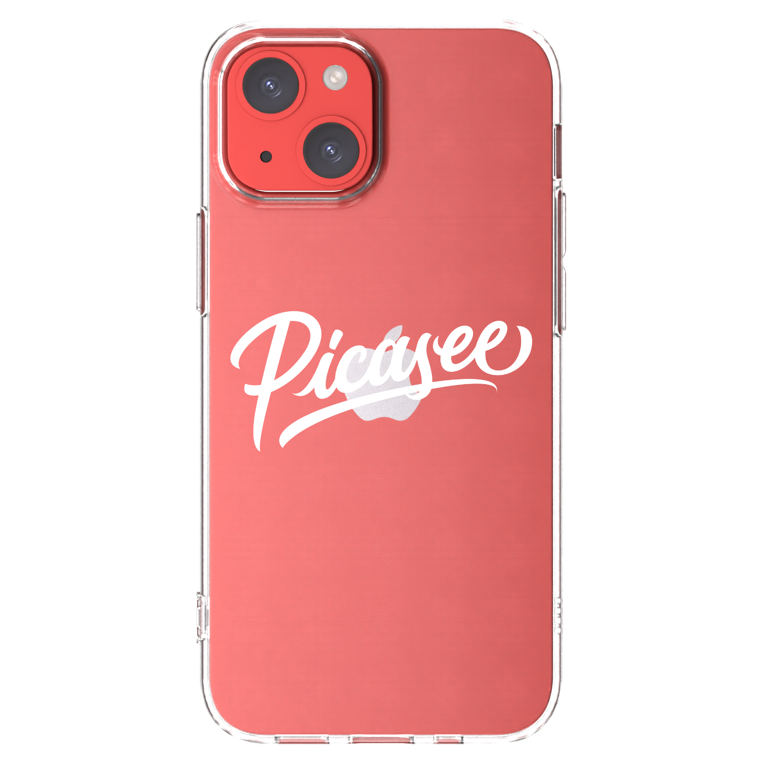 Picasee silikónový prehľadný obal pre Apple iPhone 13 mini - Picasee - old logo - white