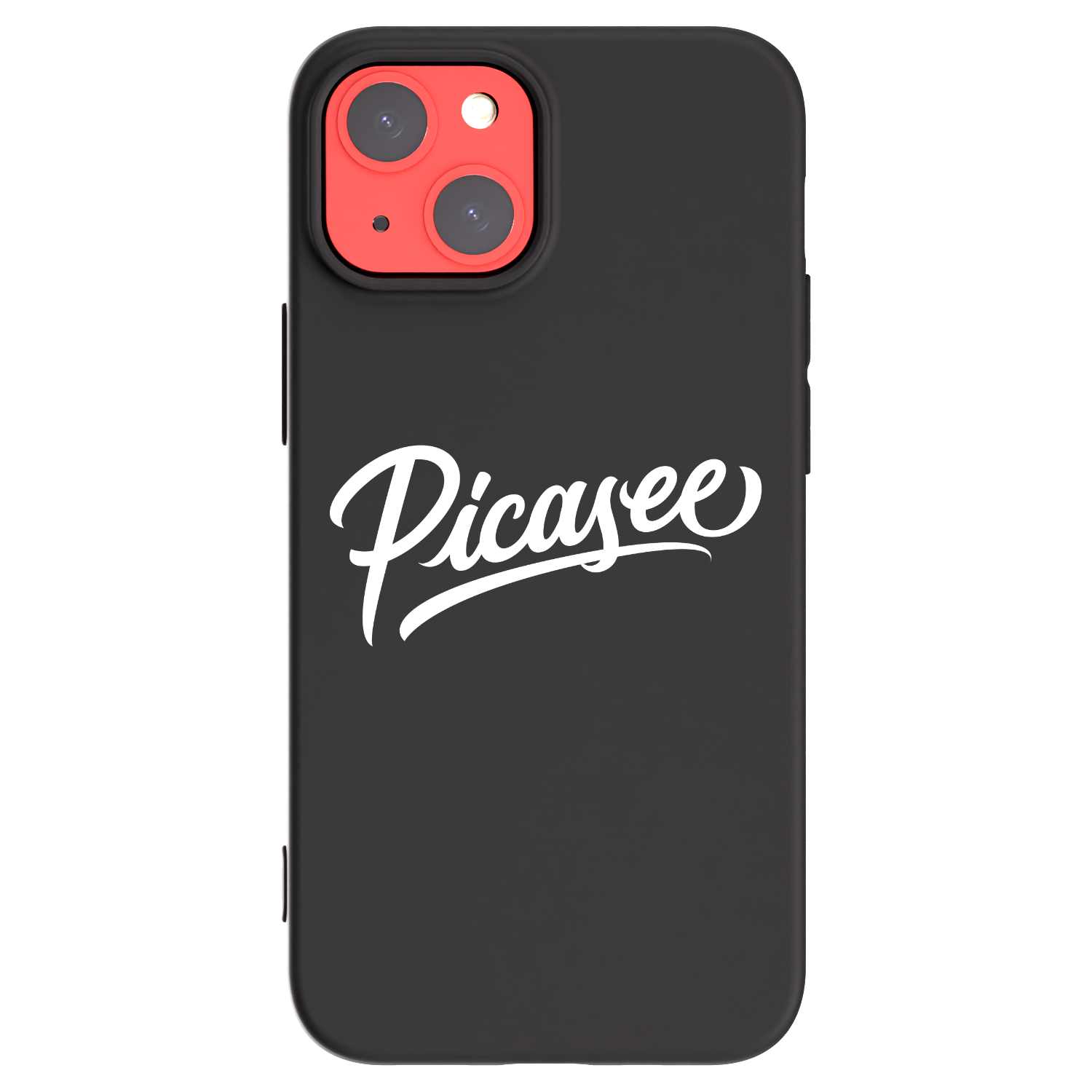 Picasee silikónový čierny obal pre Apple iPhone 13 mini - Picasee - old logo - white