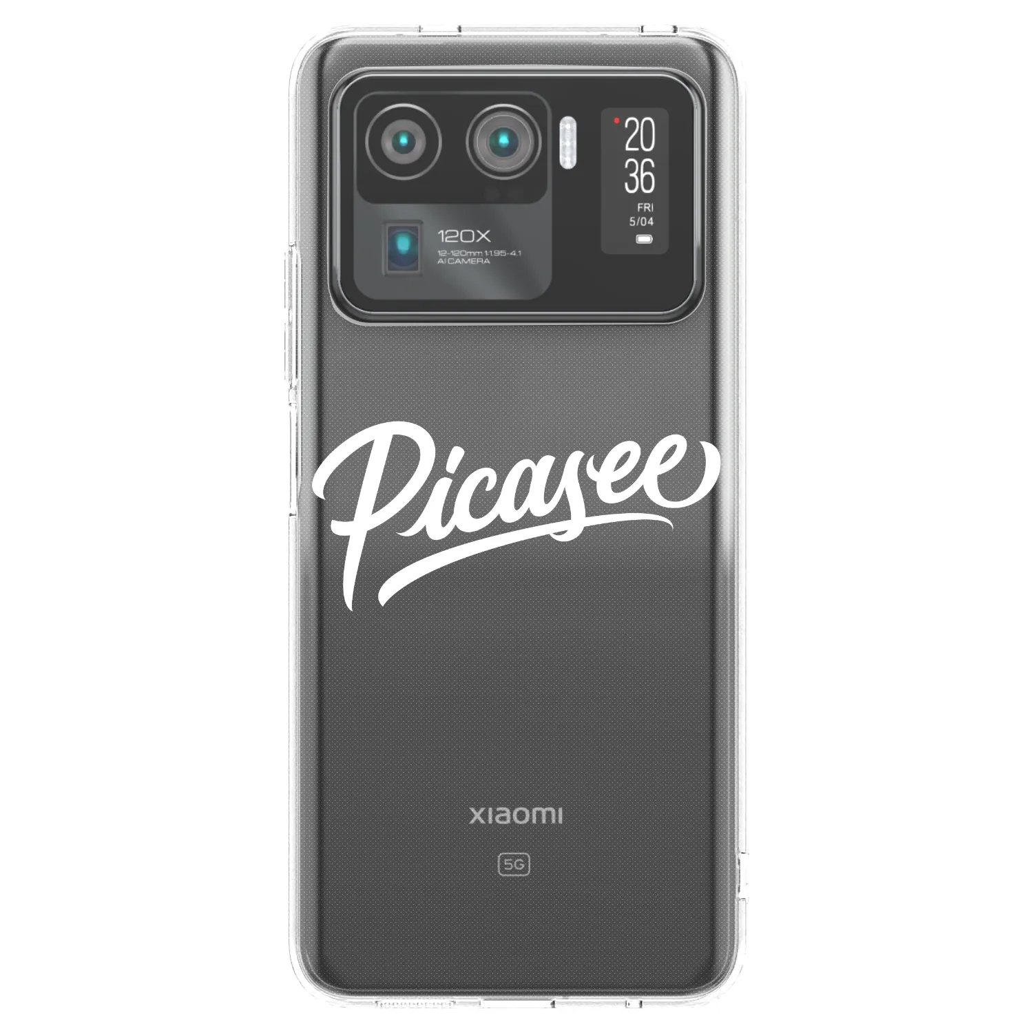 Picasee silikónový prehľadný obal pre Xiaomi Mi 11 Ultra - Picasee - old logo - white