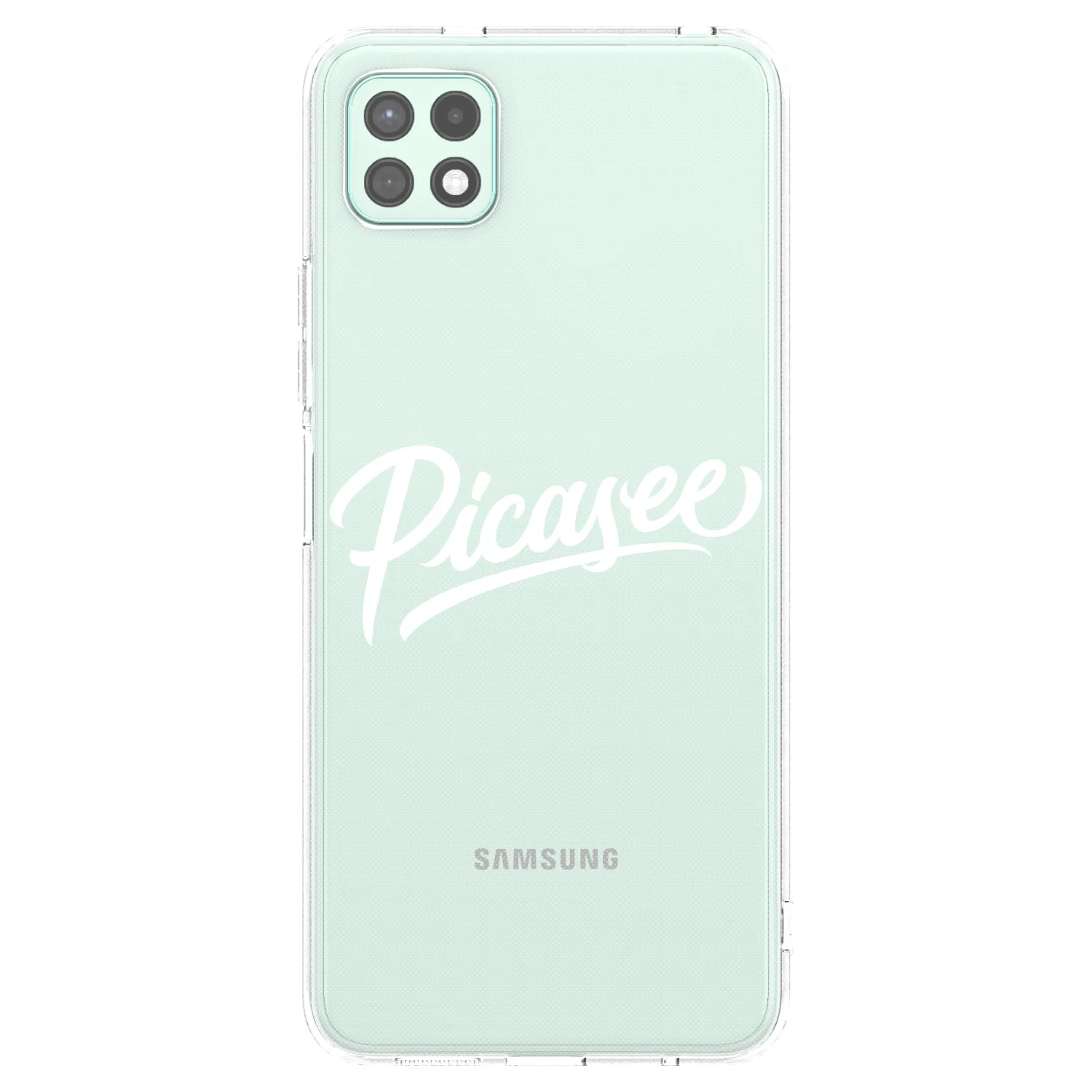 Picasee silikónový prehľadný obal pre Samsung Galaxy A22 A226B 5G - Picasee - old logo - white