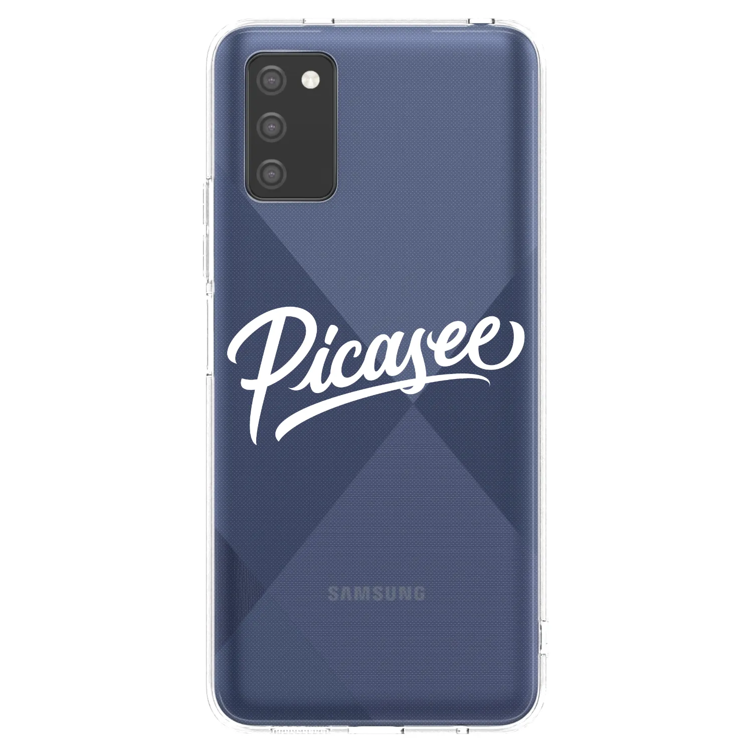 Picasee silikónový prehľadný obal pre Samsung Galaxy A02s A025G - Picasee - old logo - white