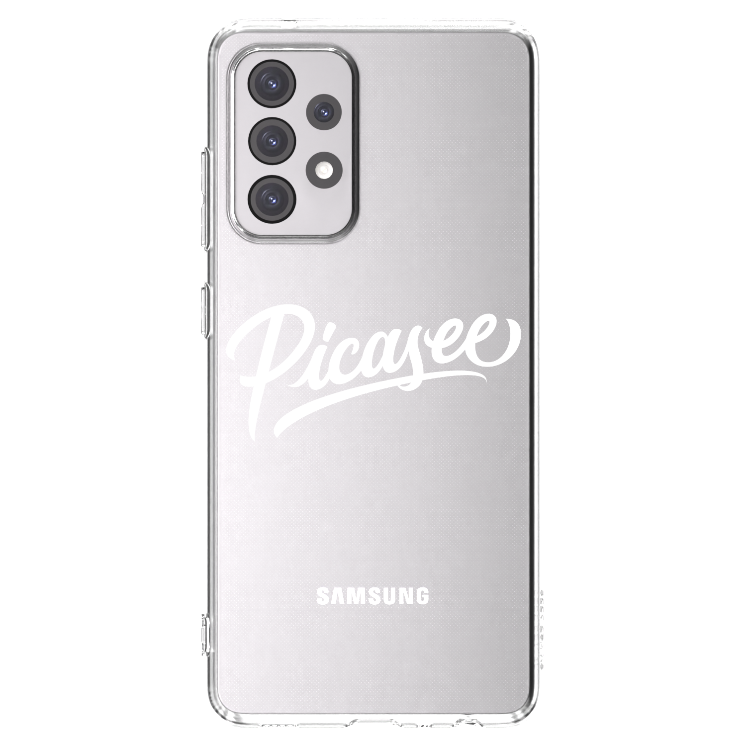 Picasee silikónový prehľadný obal pre Samsung Galaxy A52s 5G A528B - Picasee - old logo - white