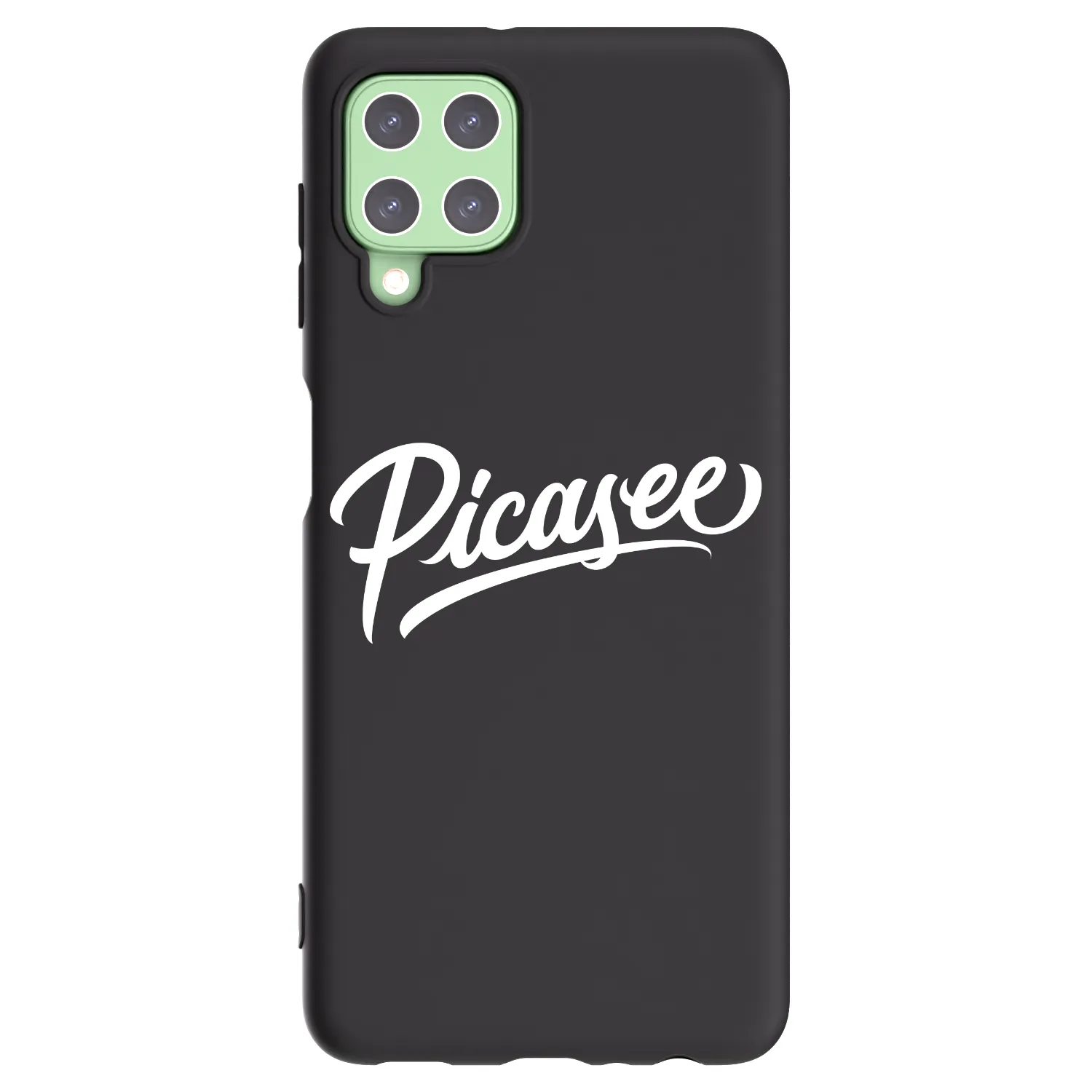 Picasee silikónový čierny obal pre Samsung Galaxy A22 A225F 4G - Picasee - old logo - white