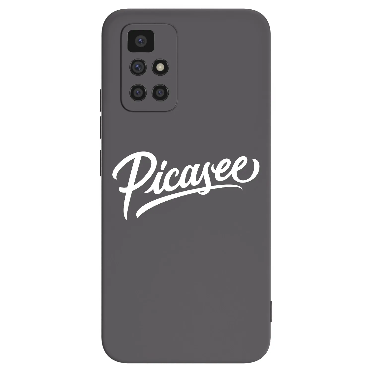 Picasee silikónový čierny obal pre Xiaomi Redmi 10 - Picasee - old logo - white