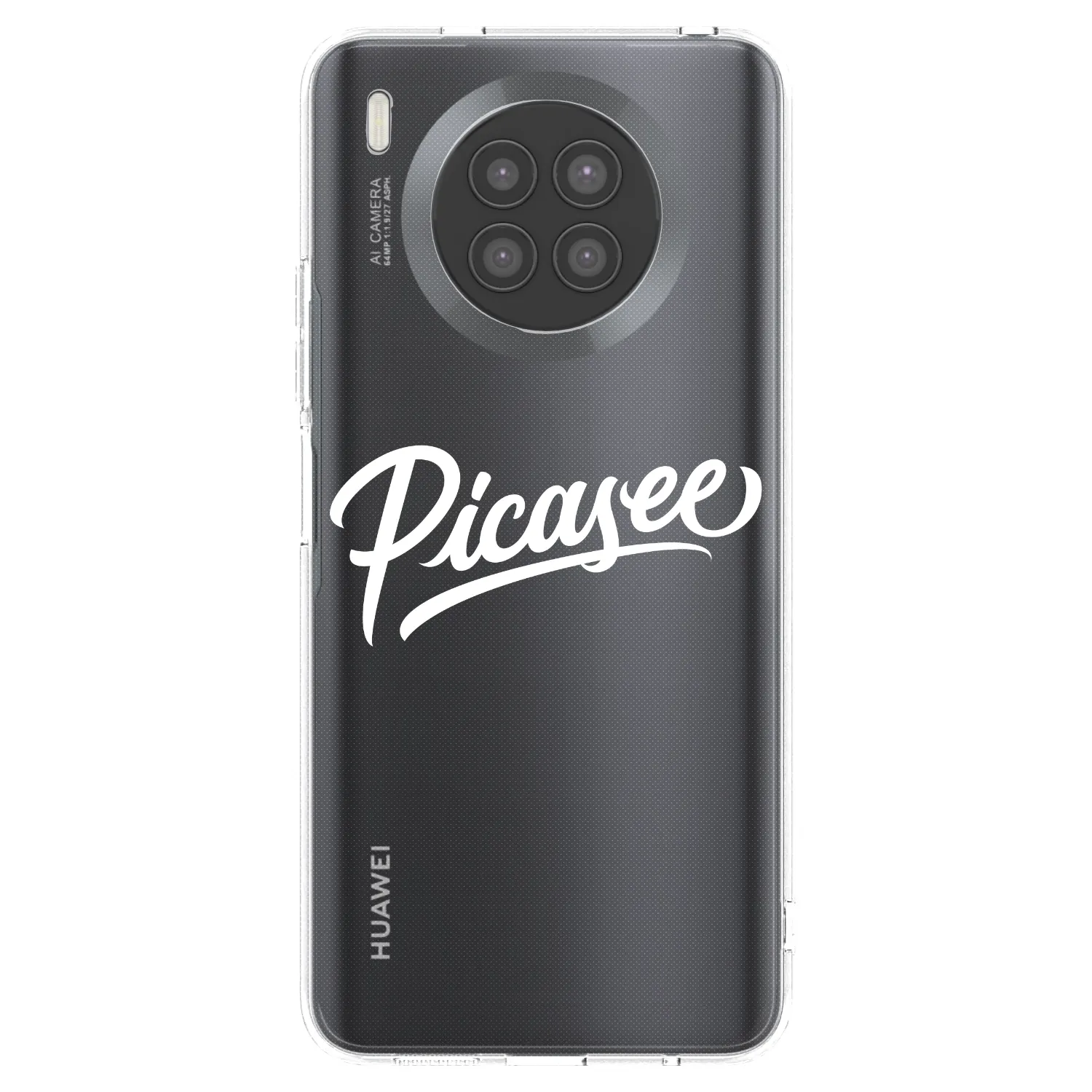Picasee silikónový prehľadný obal pre Huawei Nova 8i - Picasee - old logo - white