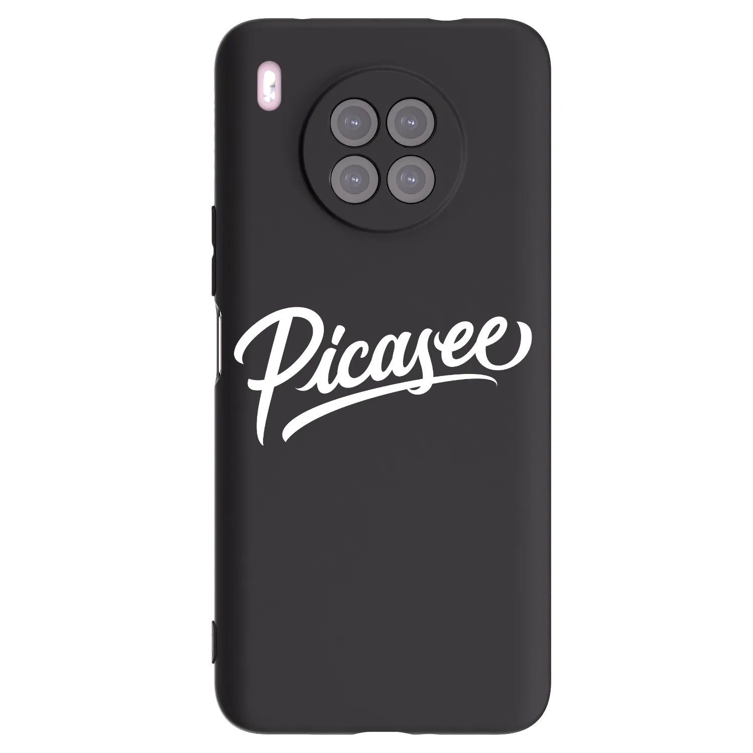 Picasee silikónový čierny obal pre Huawei Nova 8i - Picasee - old logo - white