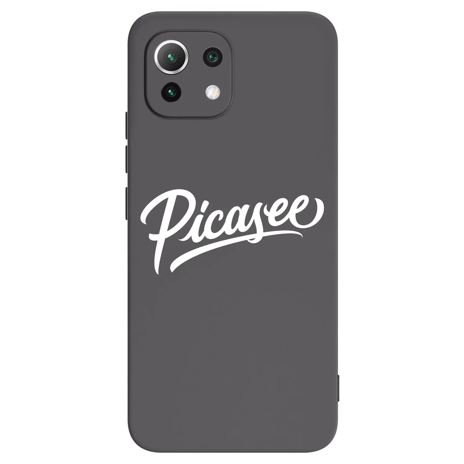 Picasee silikónový čierny obal pre Xiaomi 11 Lite 5G NE - Picasee - old logo - white