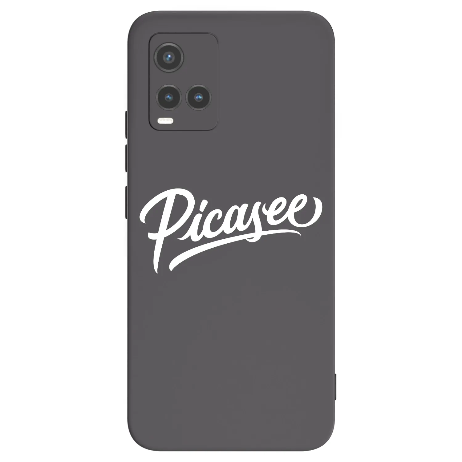 Picasee silikónový čierny obal pre Vivo Y33s - Picasee - old logo - white