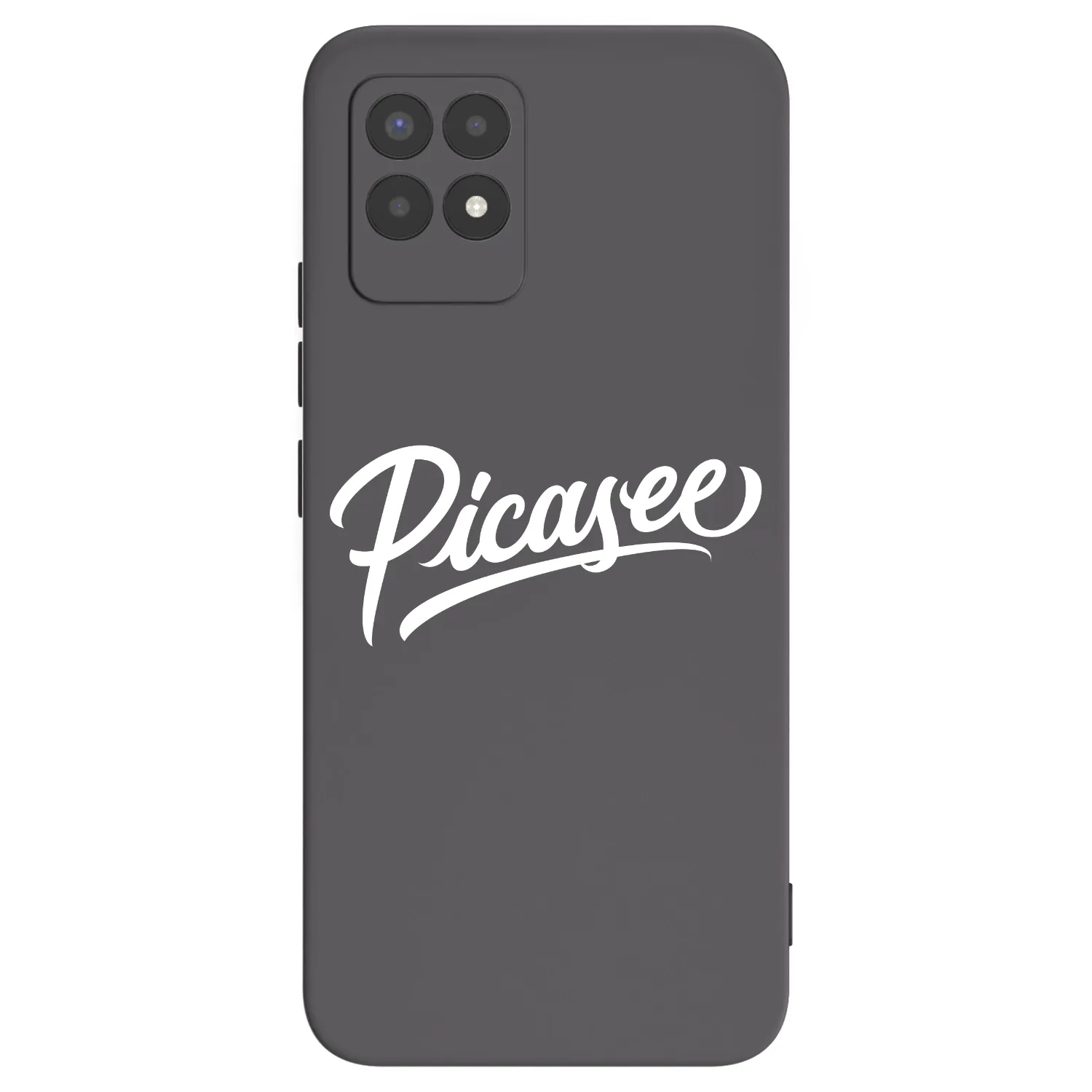 Picasee silikónový čierny obal pre Realme 8i - Picasee - old logo - white