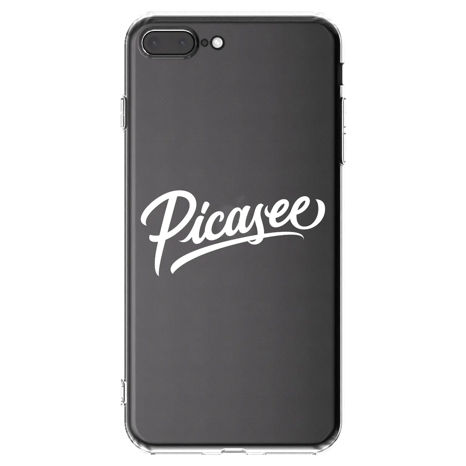 Picasee silikónový prehľadný obal pre Apple iPhone 7 Plus - Picasee - old logo - white