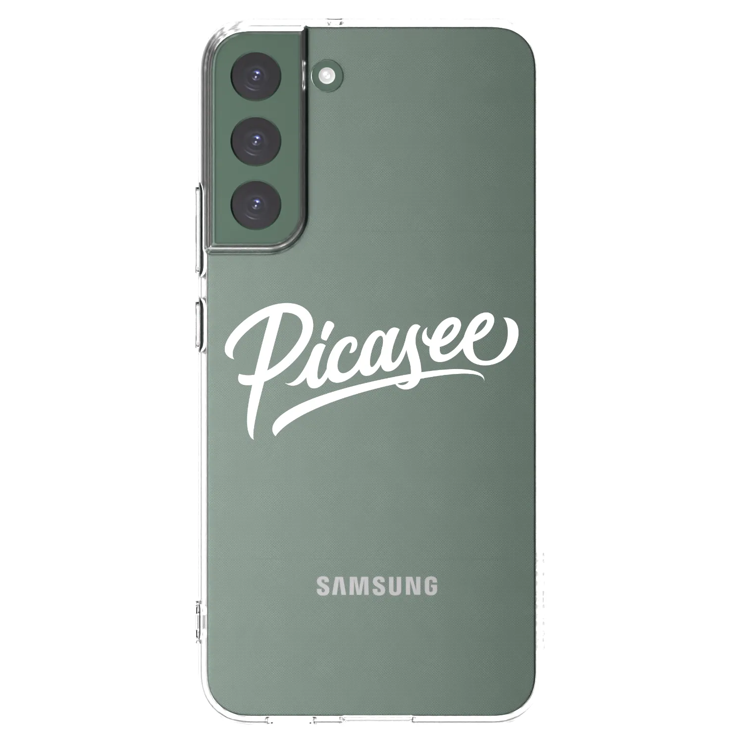 Picasee silikónový prehľadný obal pre Samsung Galaxy S22+ 5G - Picasee - old logo - white