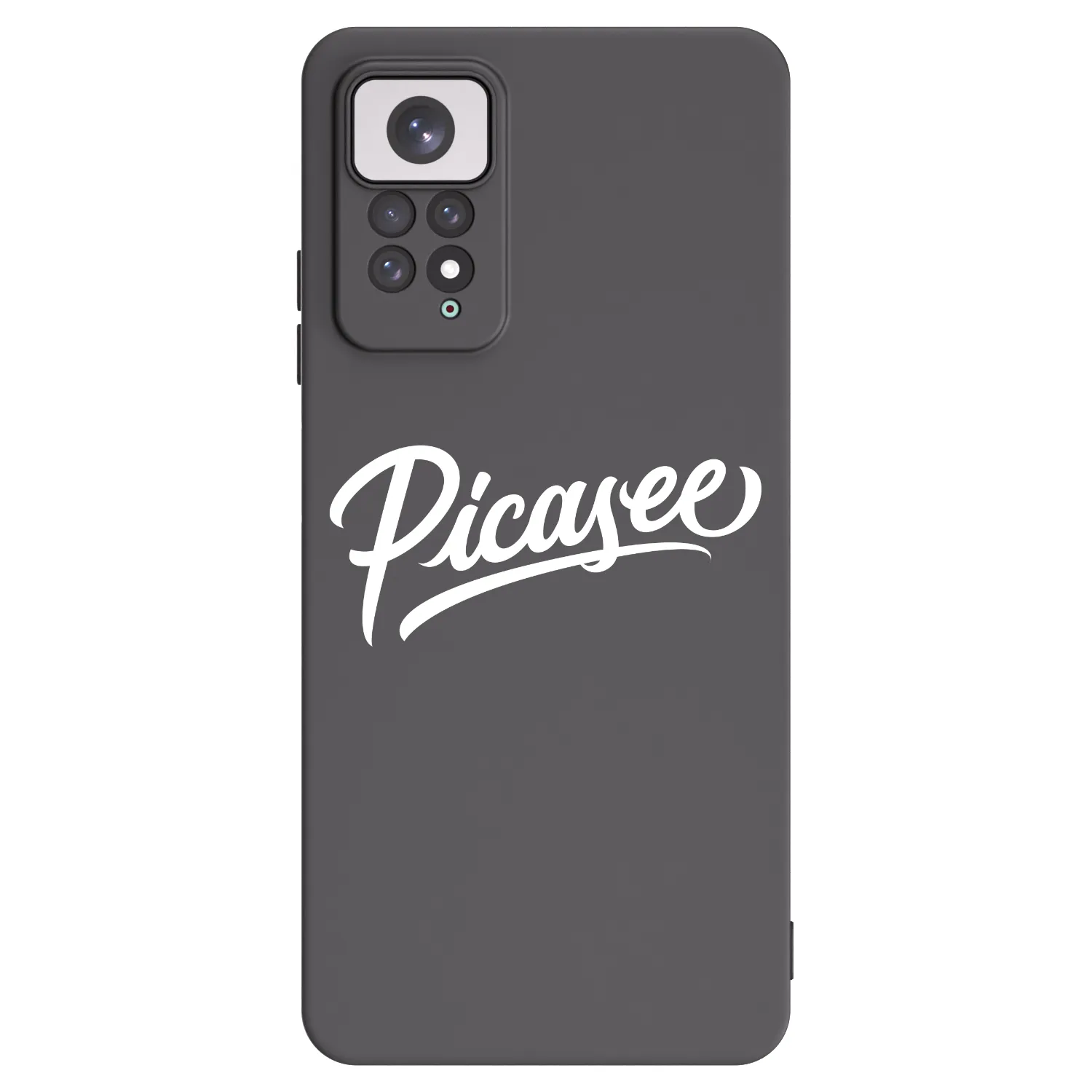 Picasee silikónový čierny obal pre Xiaomi Redmi Note 11 - Picasee - old logo - white
