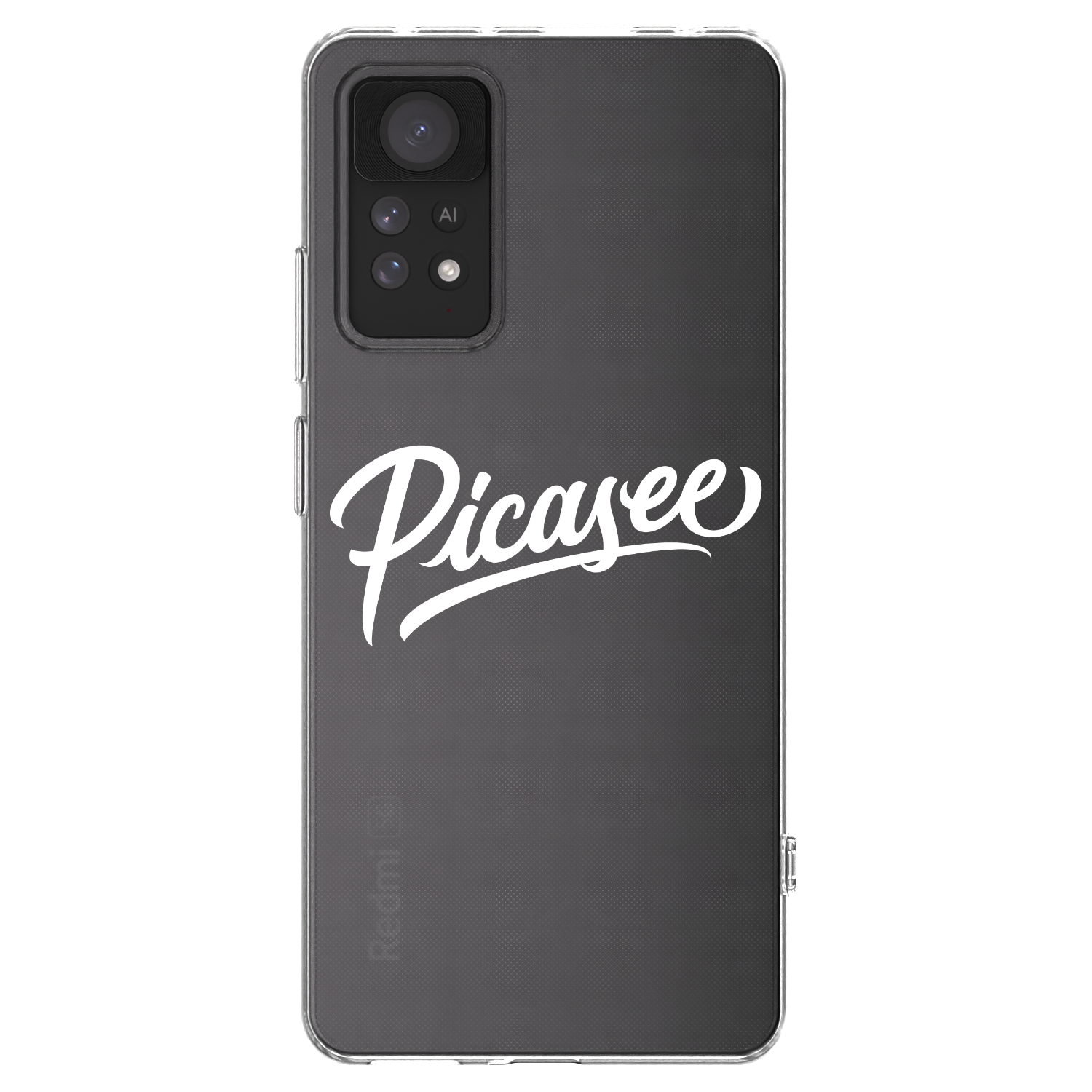 Picasee silikónový prehľadný obal pre Xiaomi Redmi Note 11 Pro 5G - Picasee - old logo - white