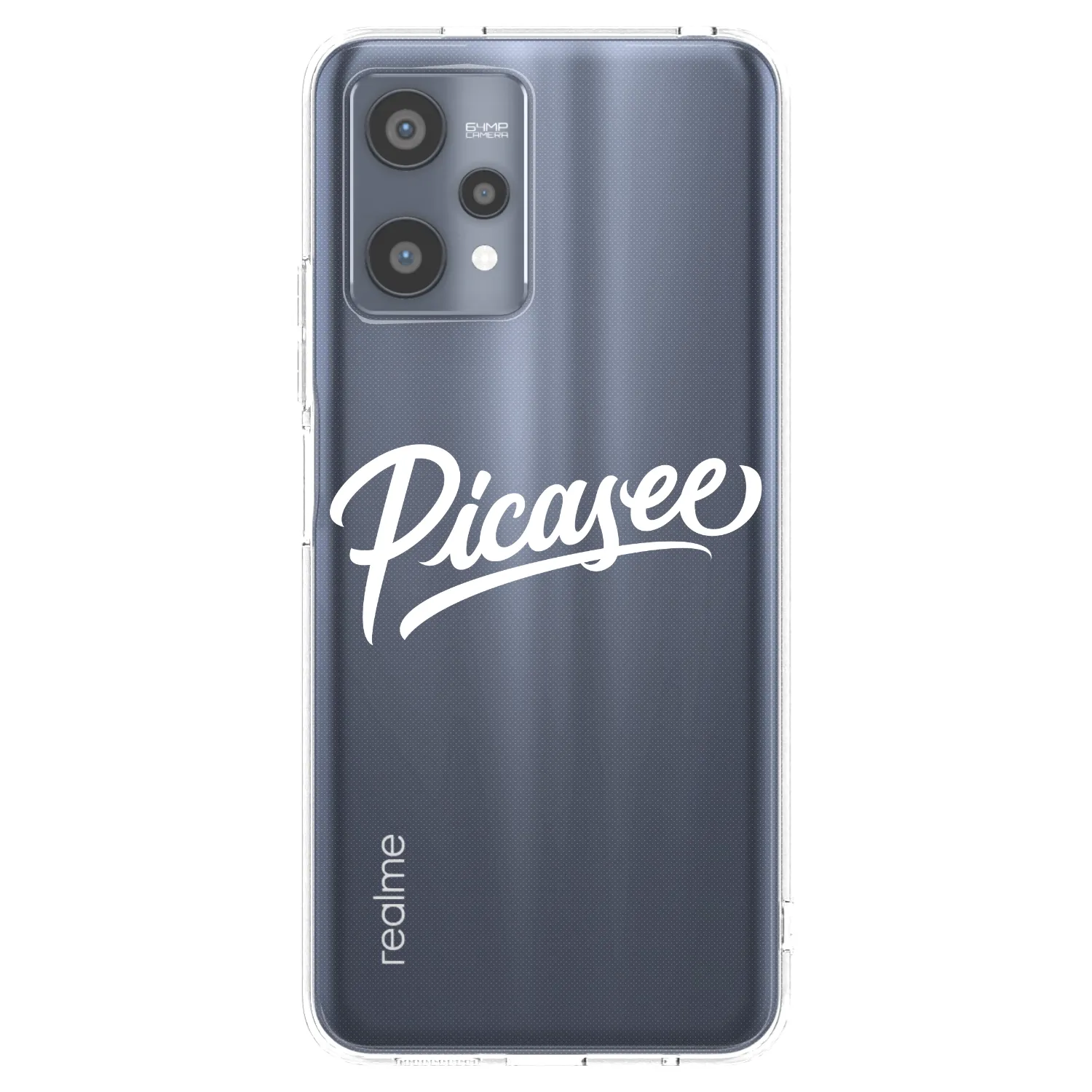 Picasee silikónový prehľadný obal pre Realme 9 Pro 5G - Picasee - old logo - white