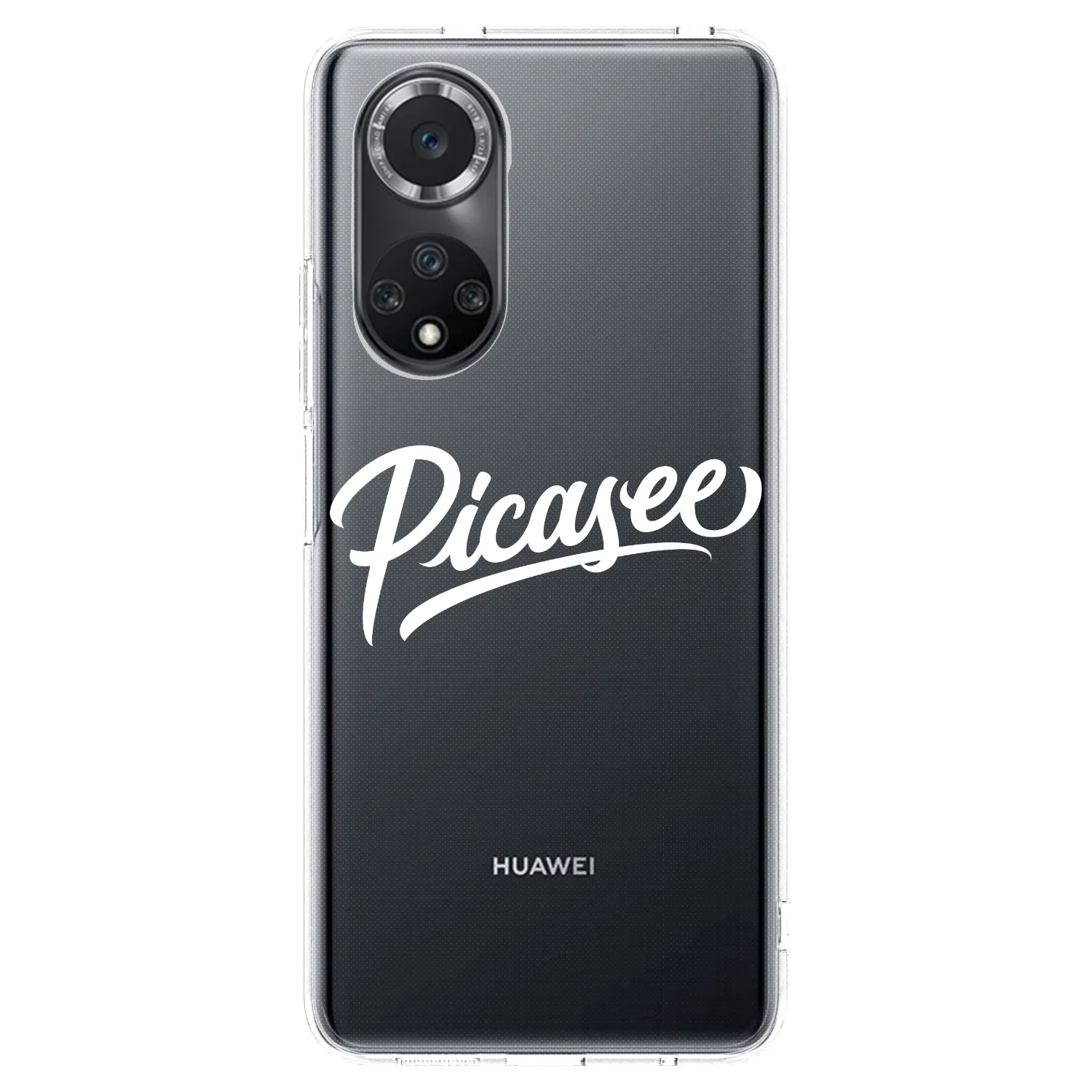 Picasee silikónový prehľadný obal pre Huawei Nova 9 SE - Picasee - old logo - white