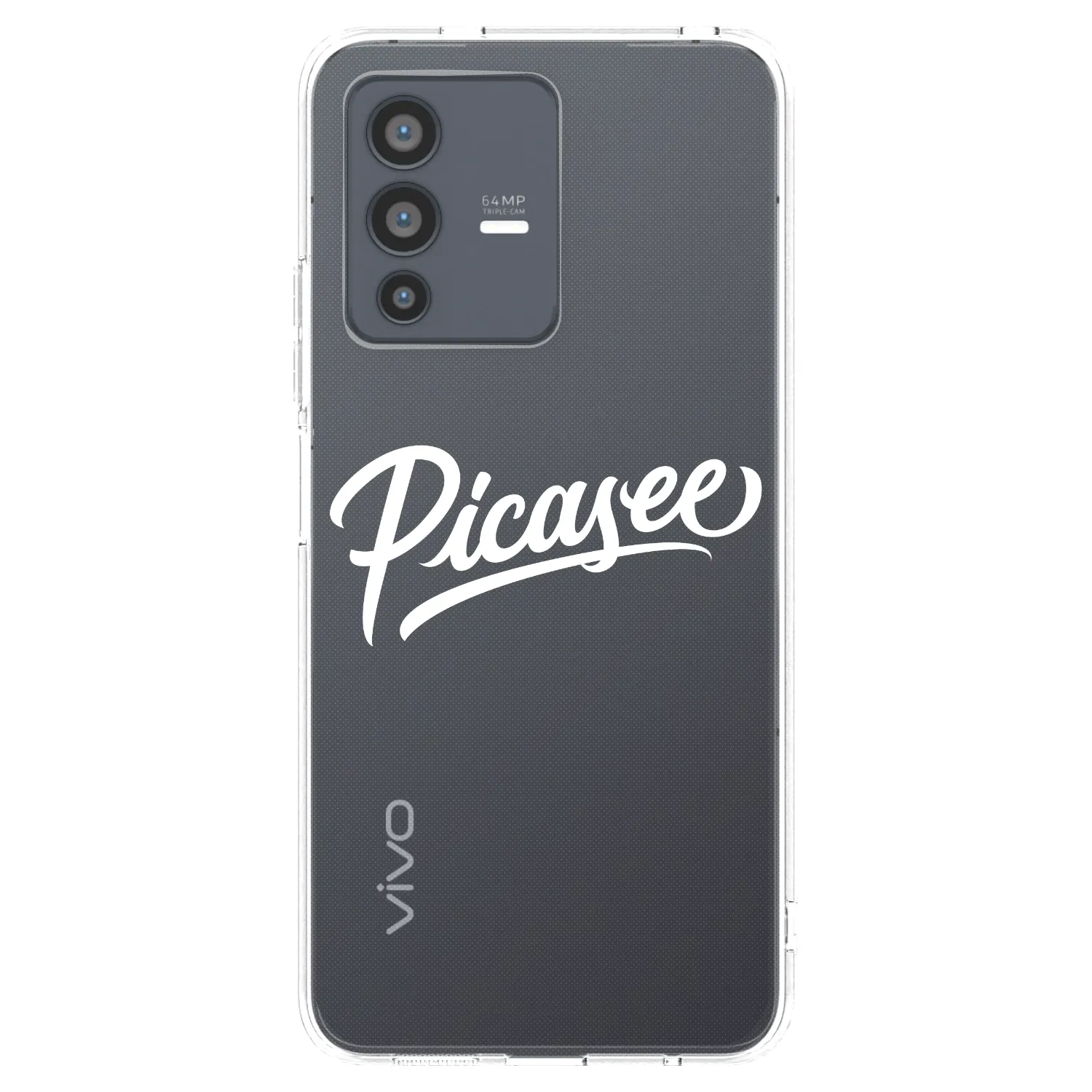 Picasee silikónový prehľadný obal pre Vivo V23 5G - Picasee - old logo - white