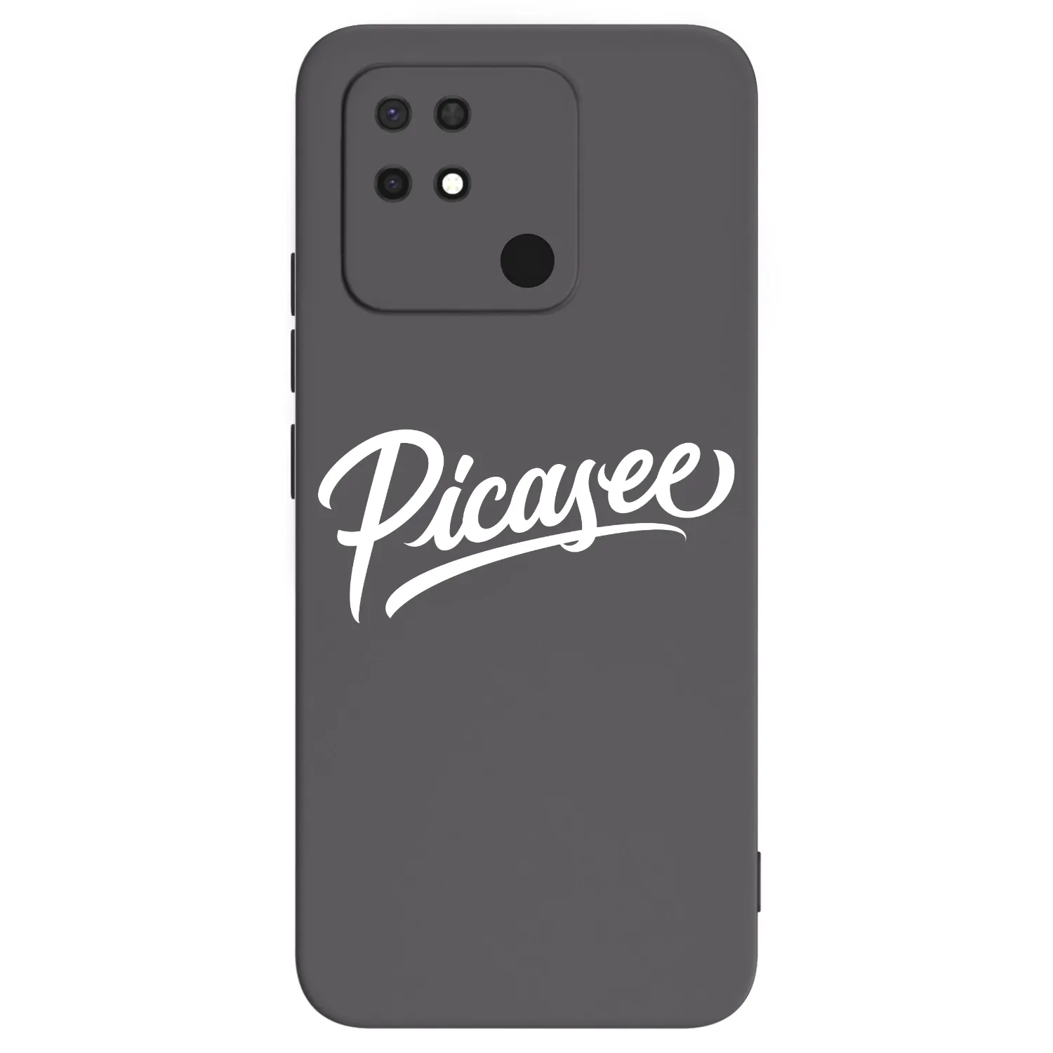 Picasee silikónový čierny obal pre Xiaomi Redmi 10C - Picasee - old logo - white