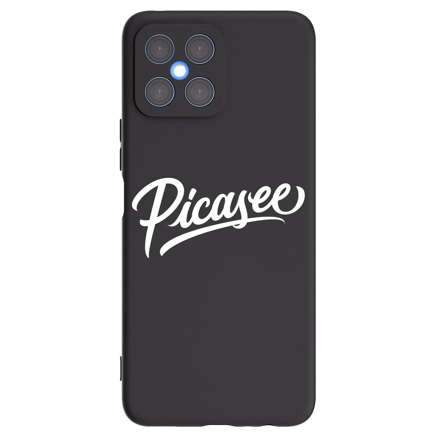 Picasee silikónový čierny obal pre Honor X8 4G - Picasee - old logo - white