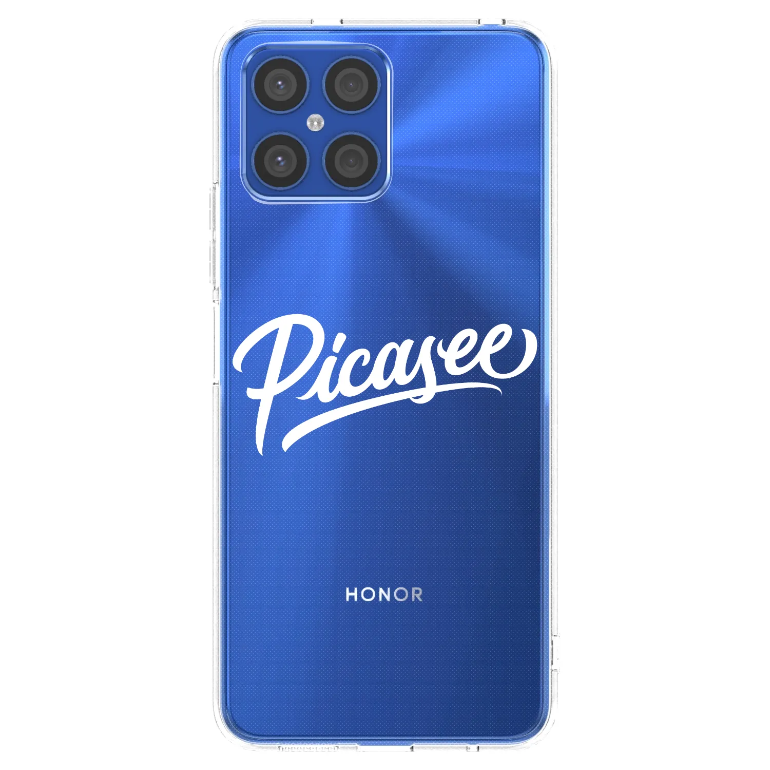 Picasee silikónový prehľadný obal pre Honor X8 4G - Picasee - old logo - white