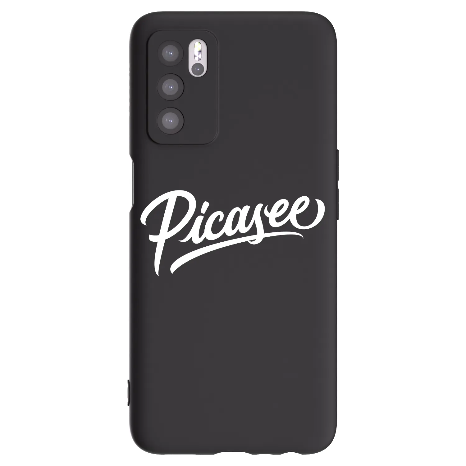 Picasee silikónový čierny obal pre OPPO A16s - Picasee - old logo - white