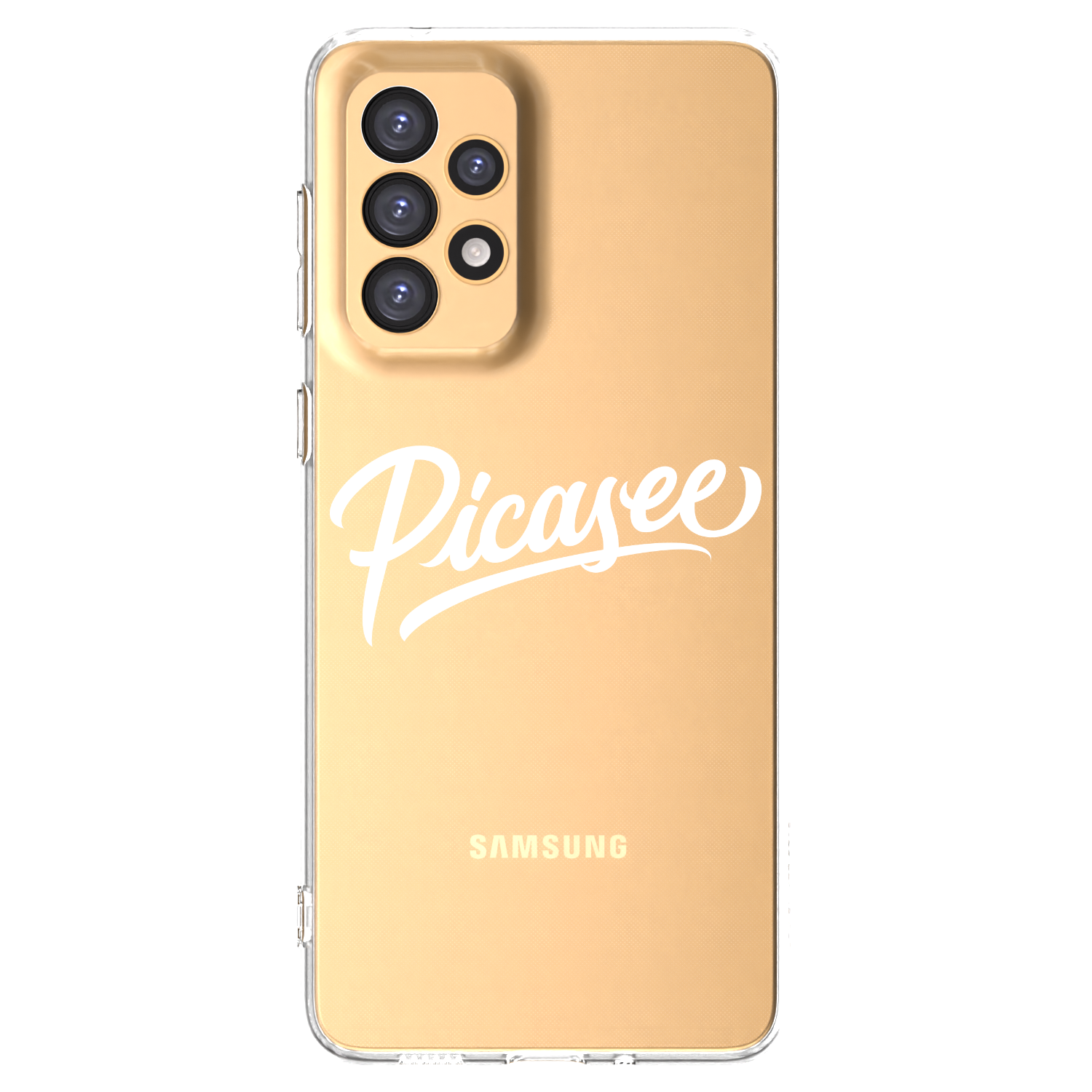 Picasee silikónový prehľadný obal pre Samsung Galaxy A33 5G A336 - Picasee - old logo - white