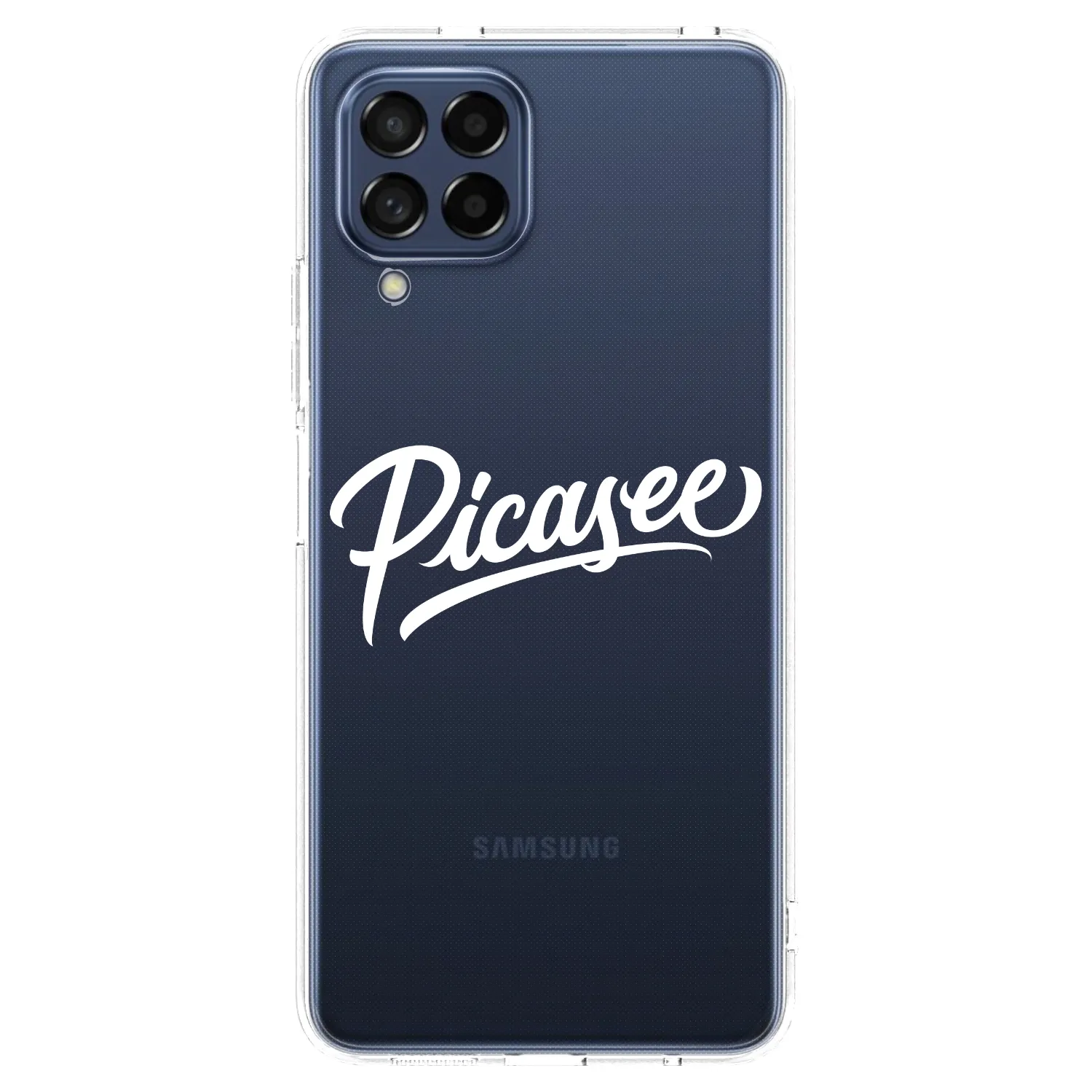 Picasee silikónový prehľadný obal pre Samsung Galaxy M53 5G - Picasee - old logo - white