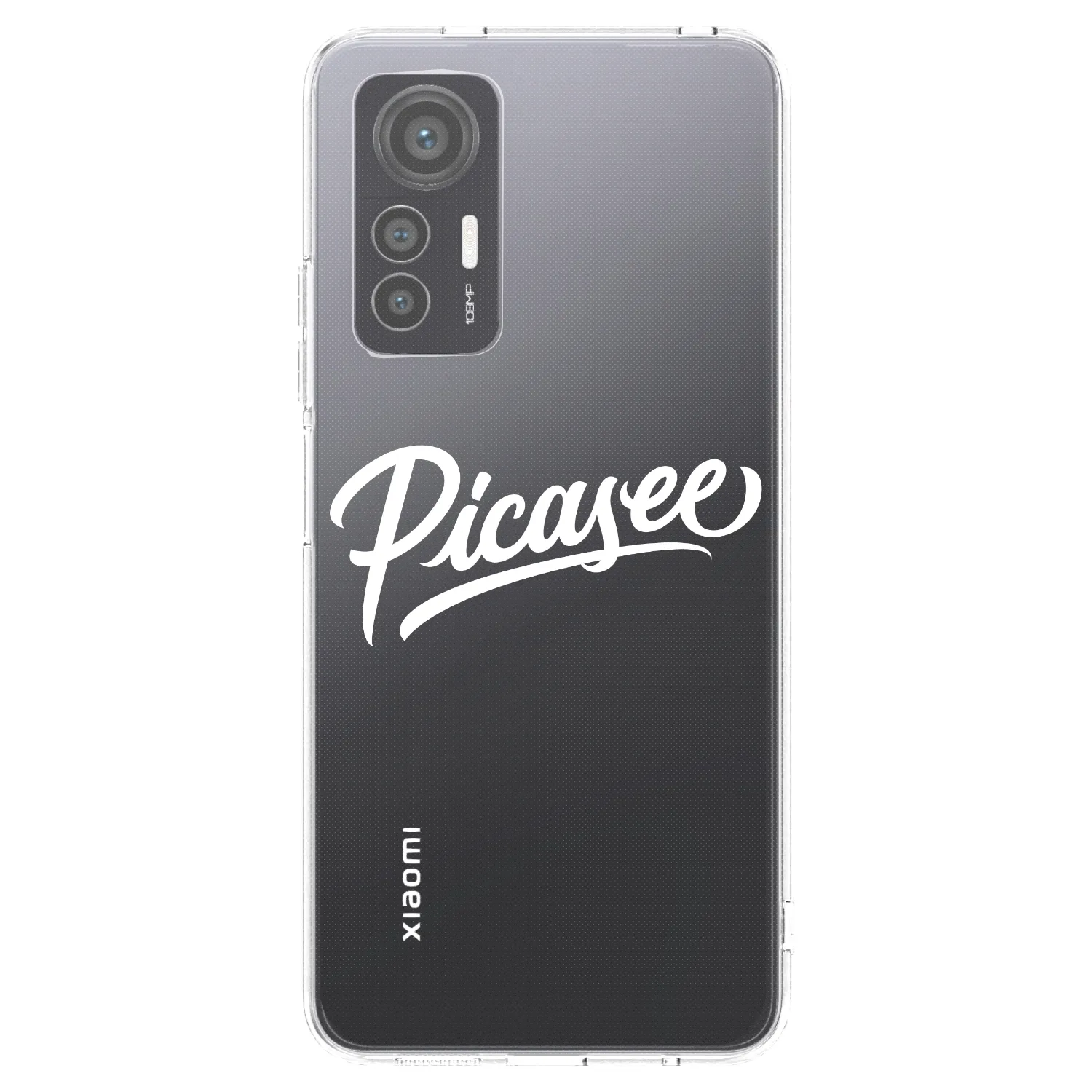 Picasee silikónový prehľadný obal pre Xiaomi 12 Lite - Picasee - old logo - white
