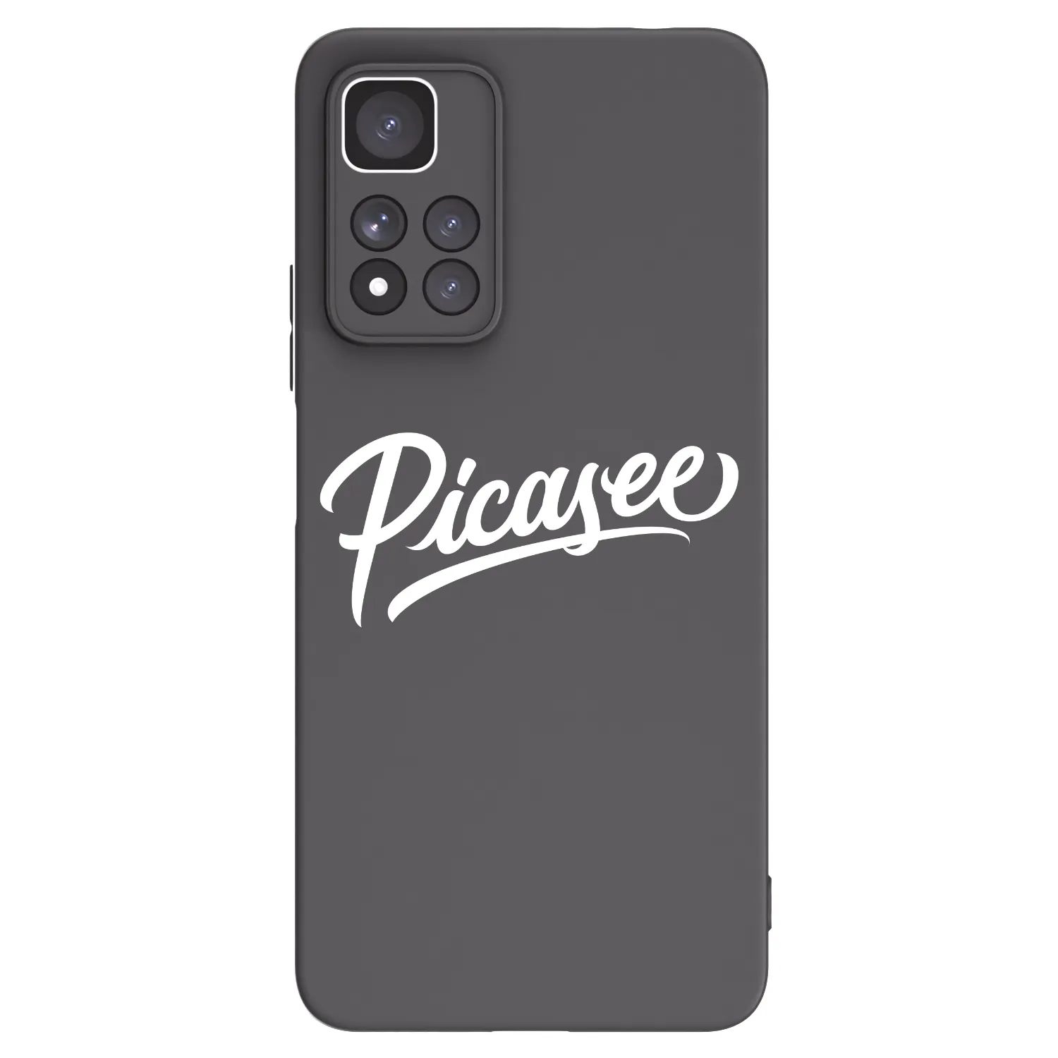 Picasee silikónový čierny obal pre Xiaomi Redmi Note 11 Pro+ 5G - Picasee - old logo - white