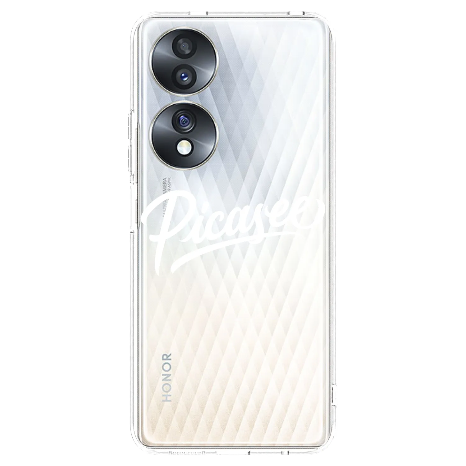 Picasee silikónový prehľadný obal pre Honor 70 - Picasee - old logo - white
