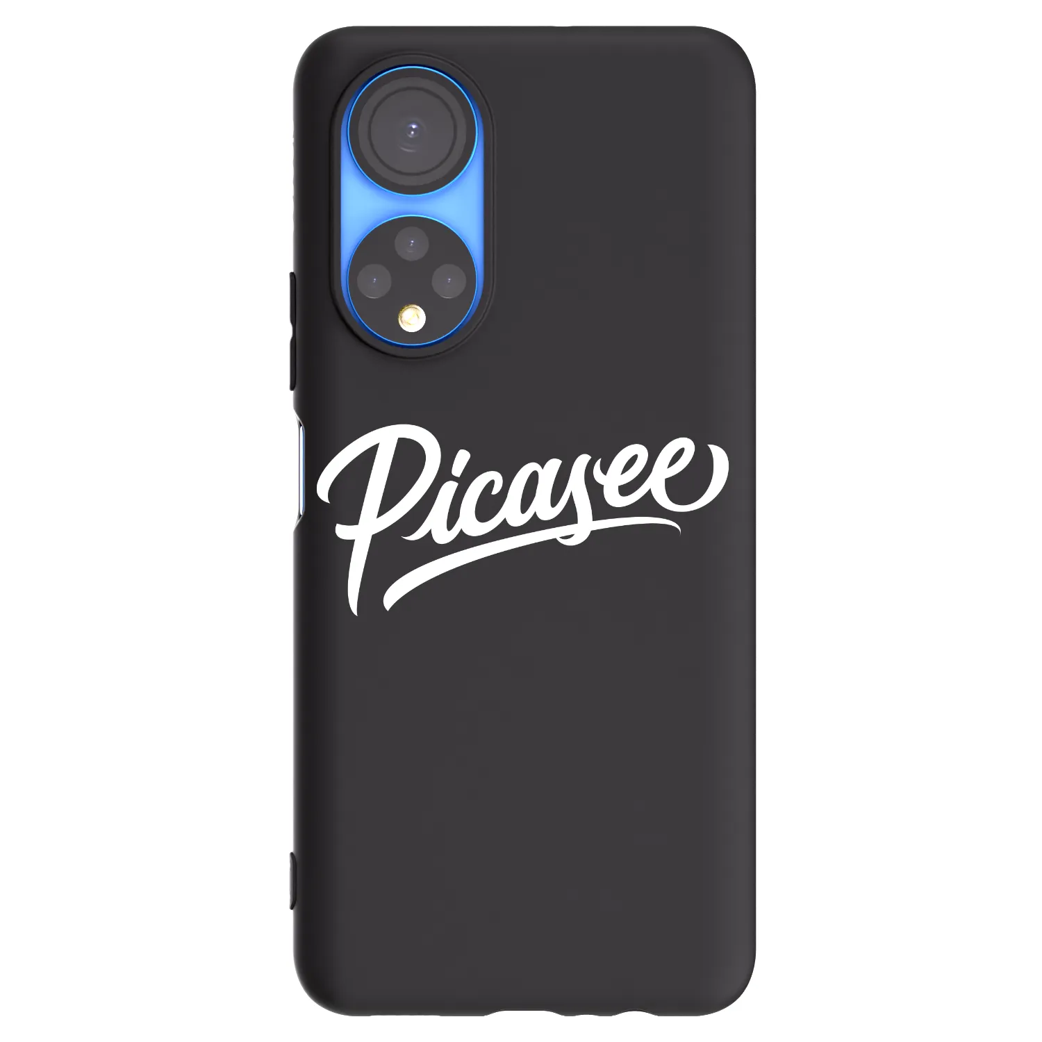 Picasee silikónový čierny obal pre Honor X7 - Picasee - old logo - white