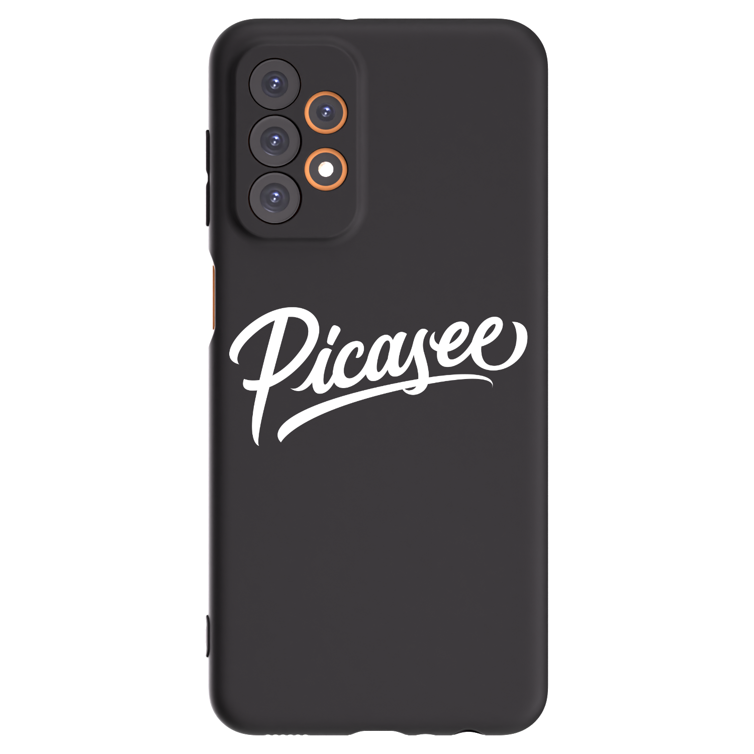 Picasee silikónový čierny obal pre Samsung Galaxy A23 A235F 4G - Picasee - old logo - white
